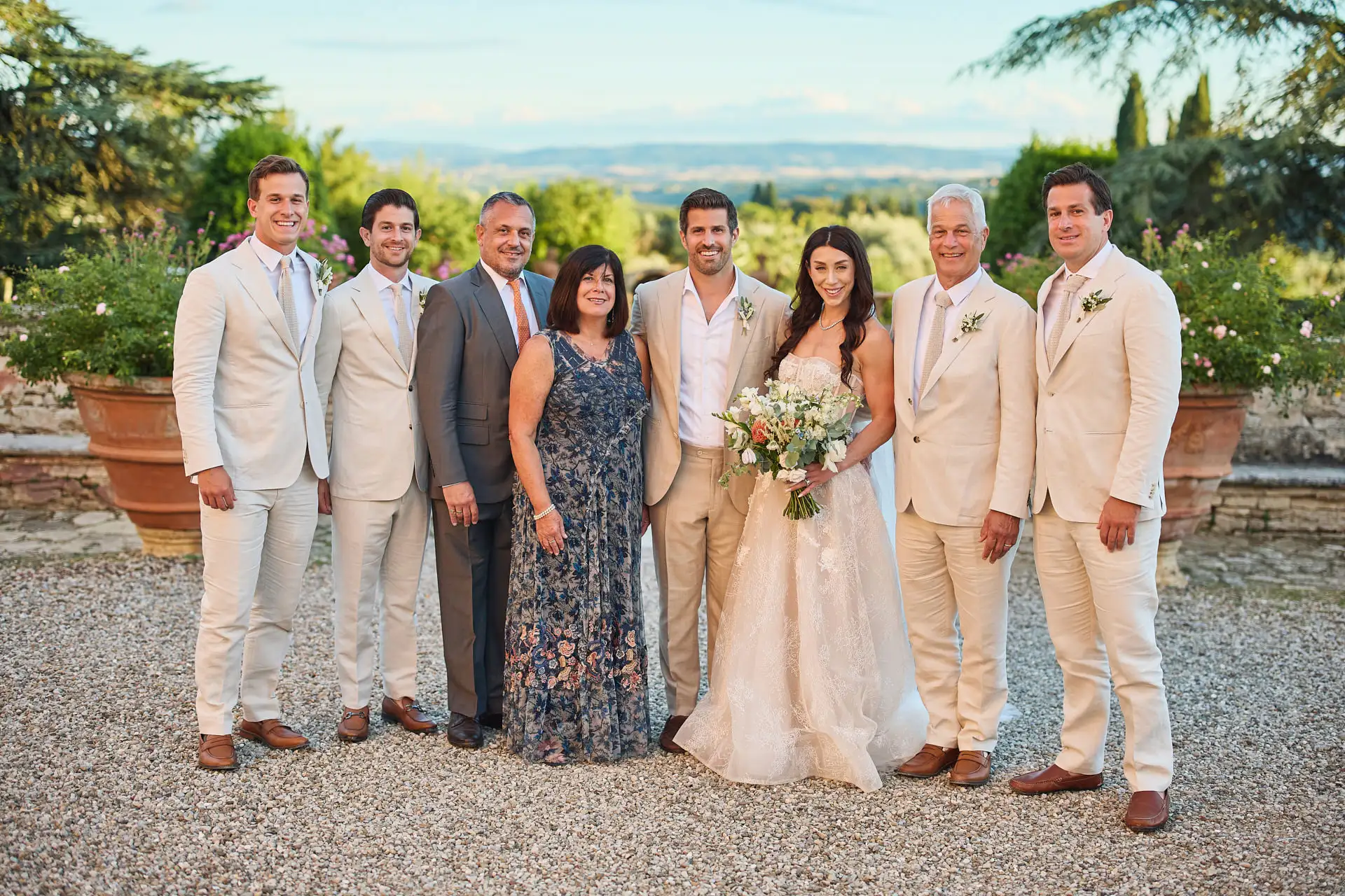rustic wedding in tuscany