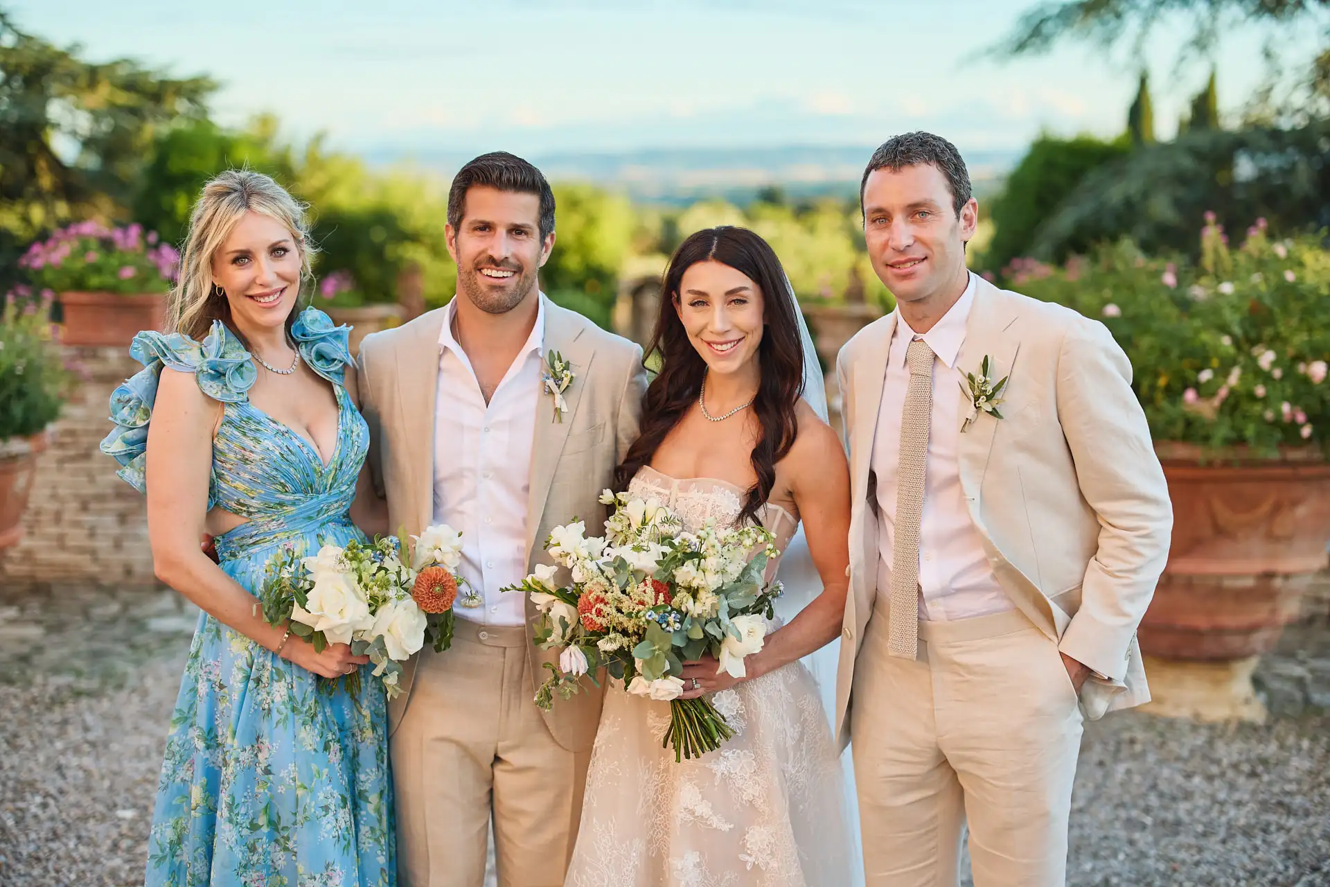 rustic wedding in tuscany