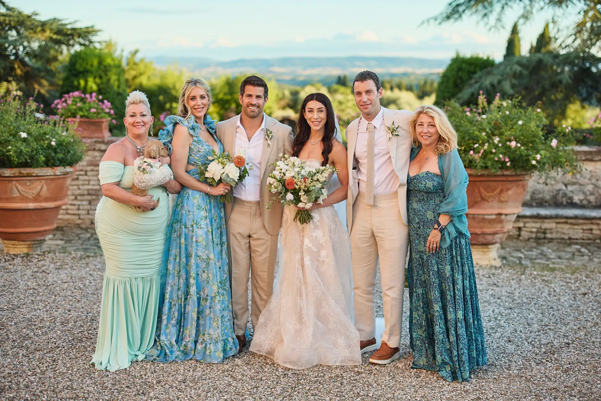rustic wedding in tuscany