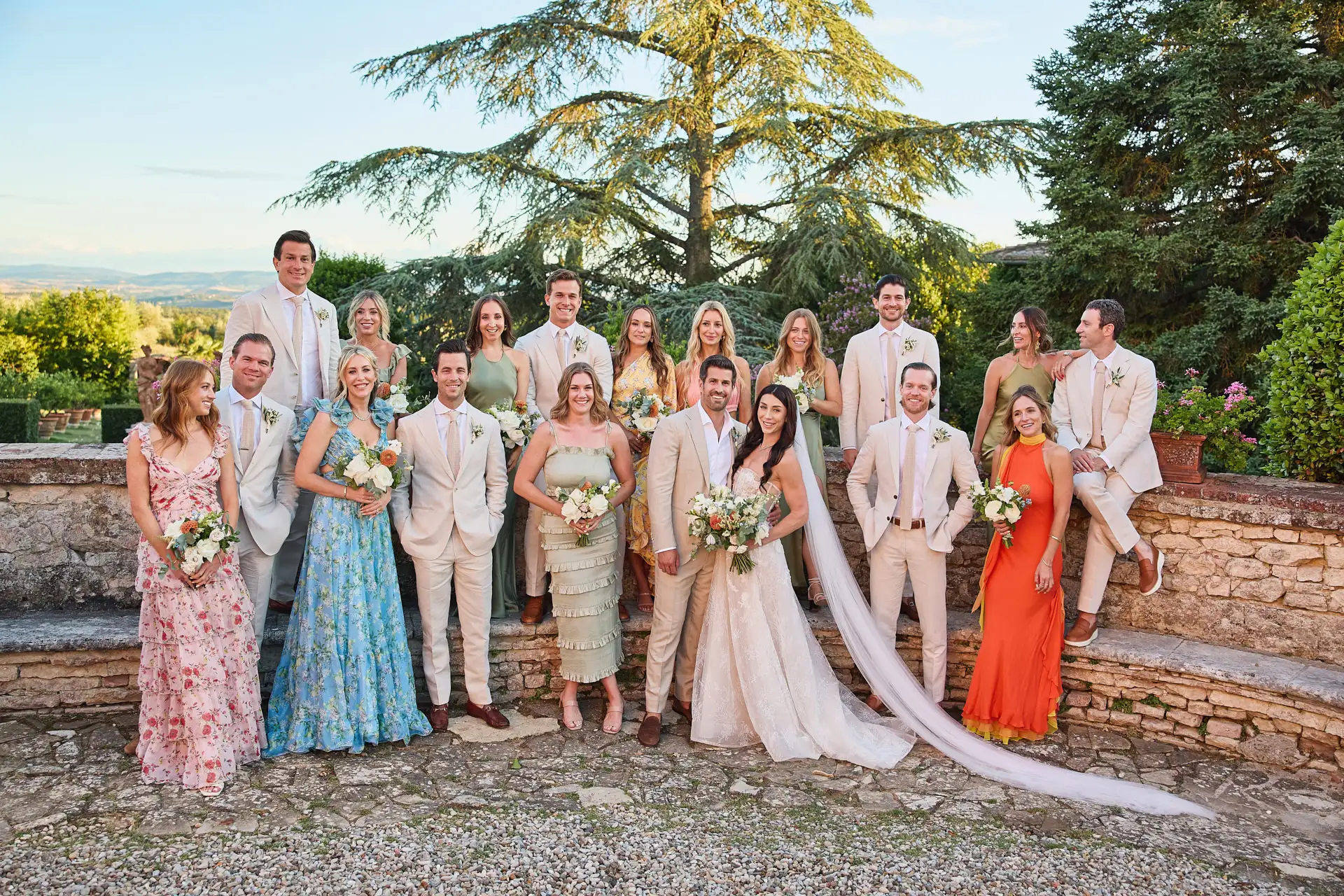 rustic wedding in tuscany