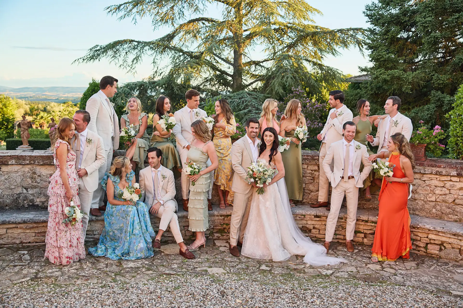 rustic wedding in tuscany