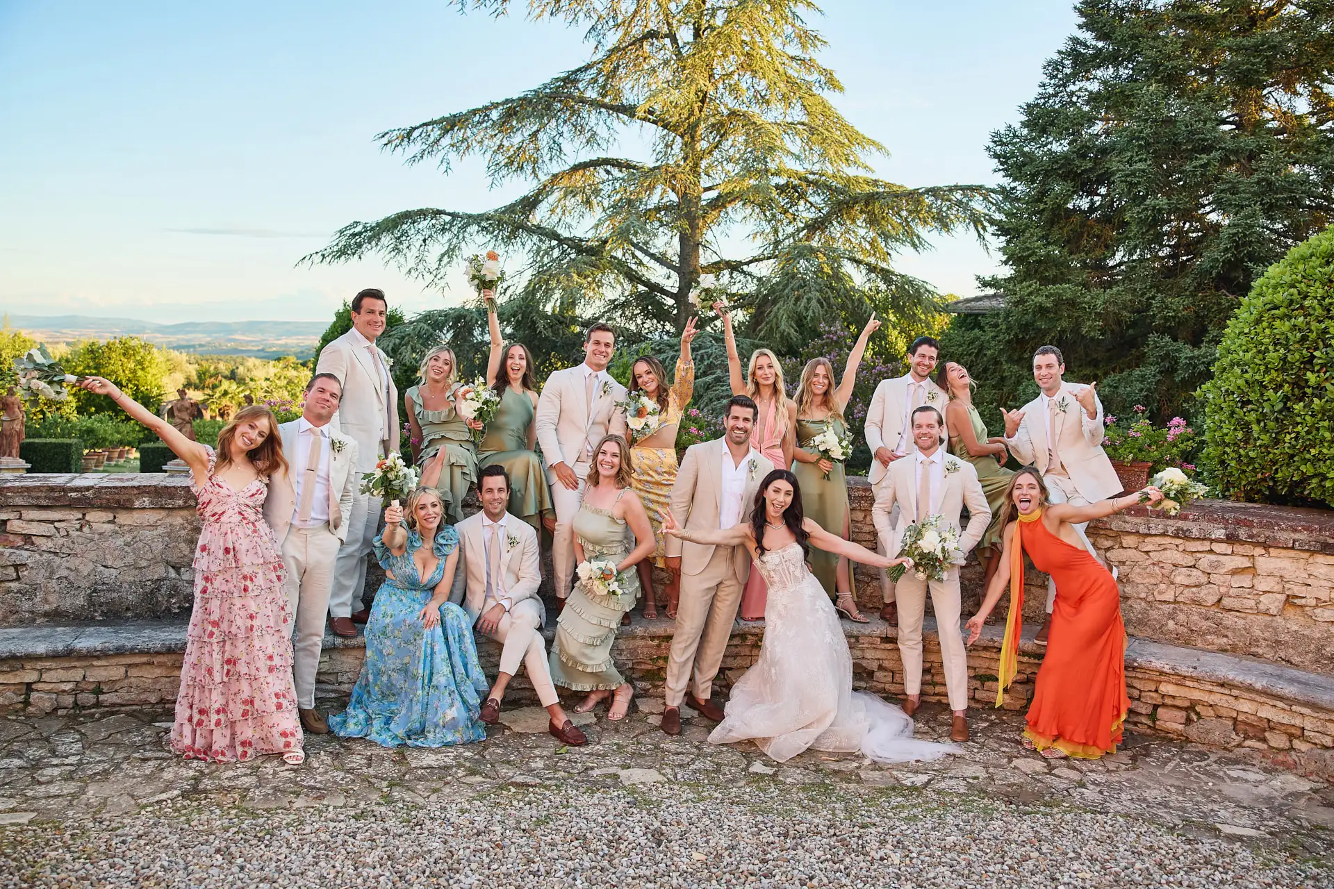 rustic wedding in tuscany