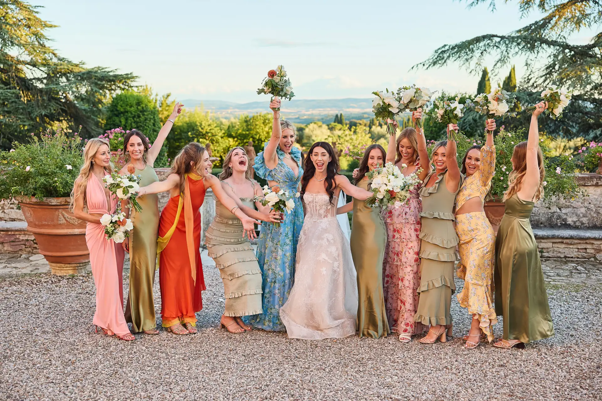 rustic wedding in tuscany