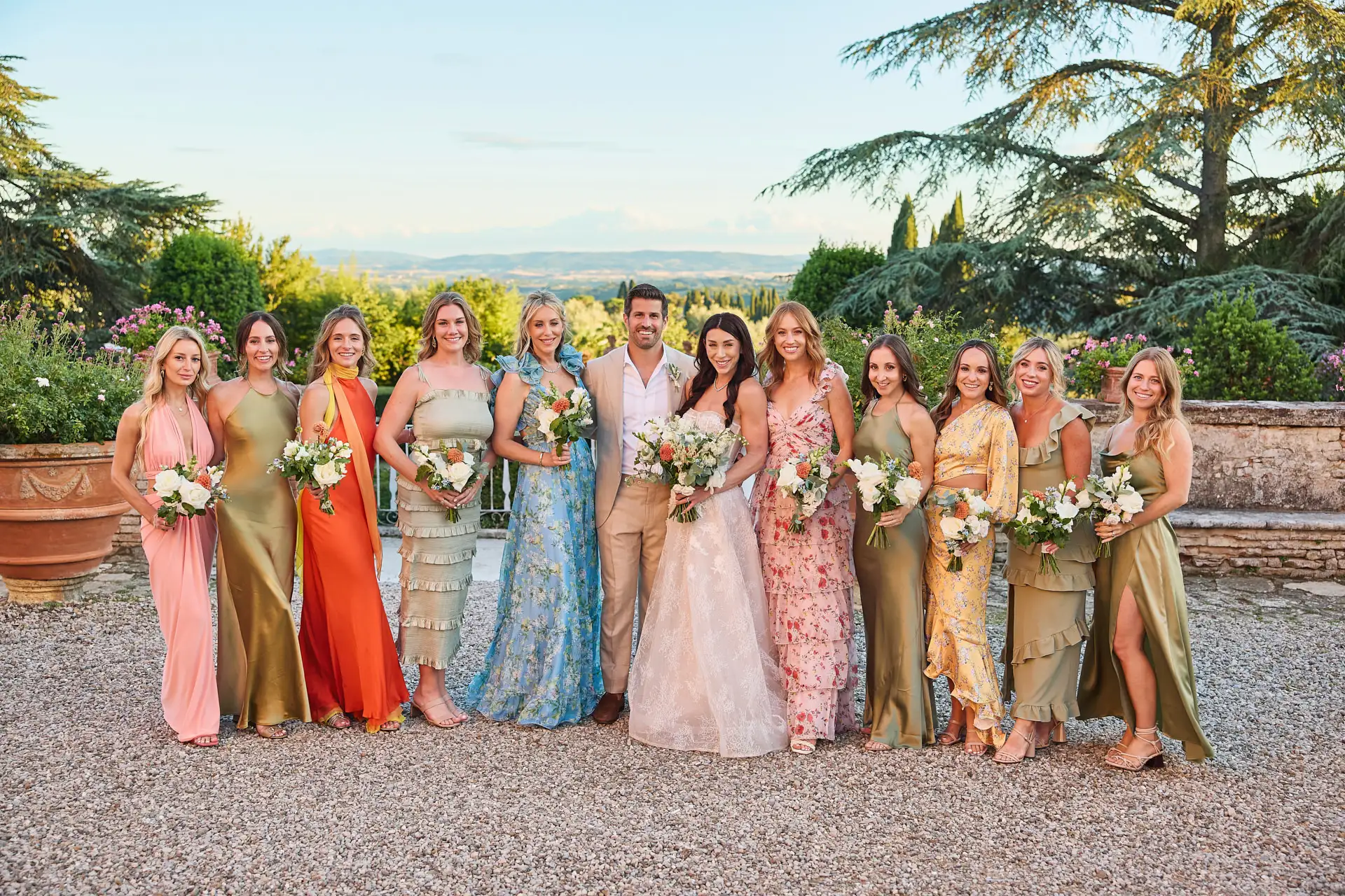 rustic wedding in tuscany