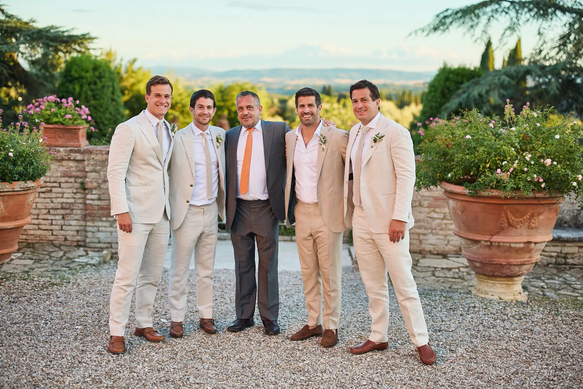 rustic wedding in tuscany