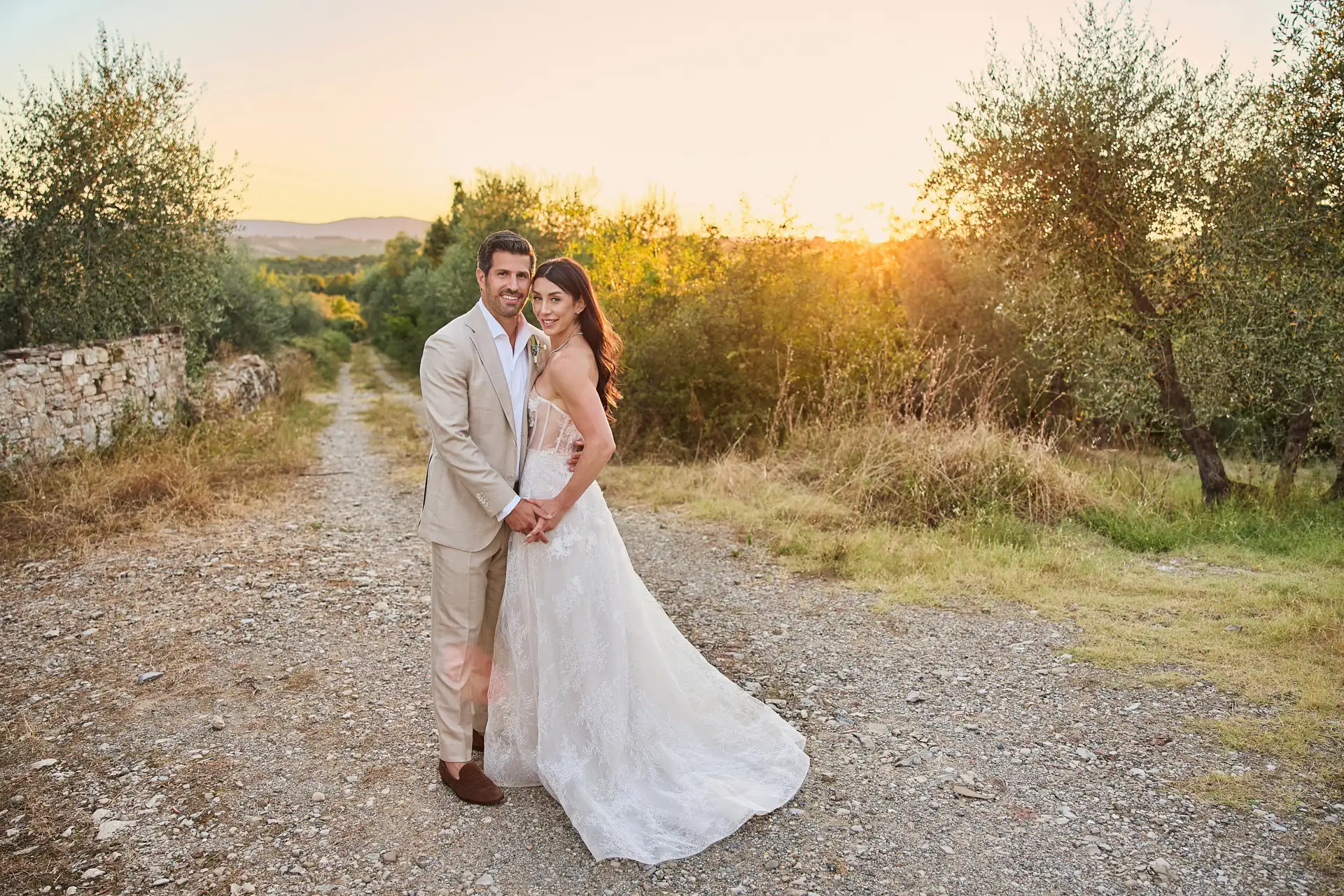 rustic wedding in tuscany