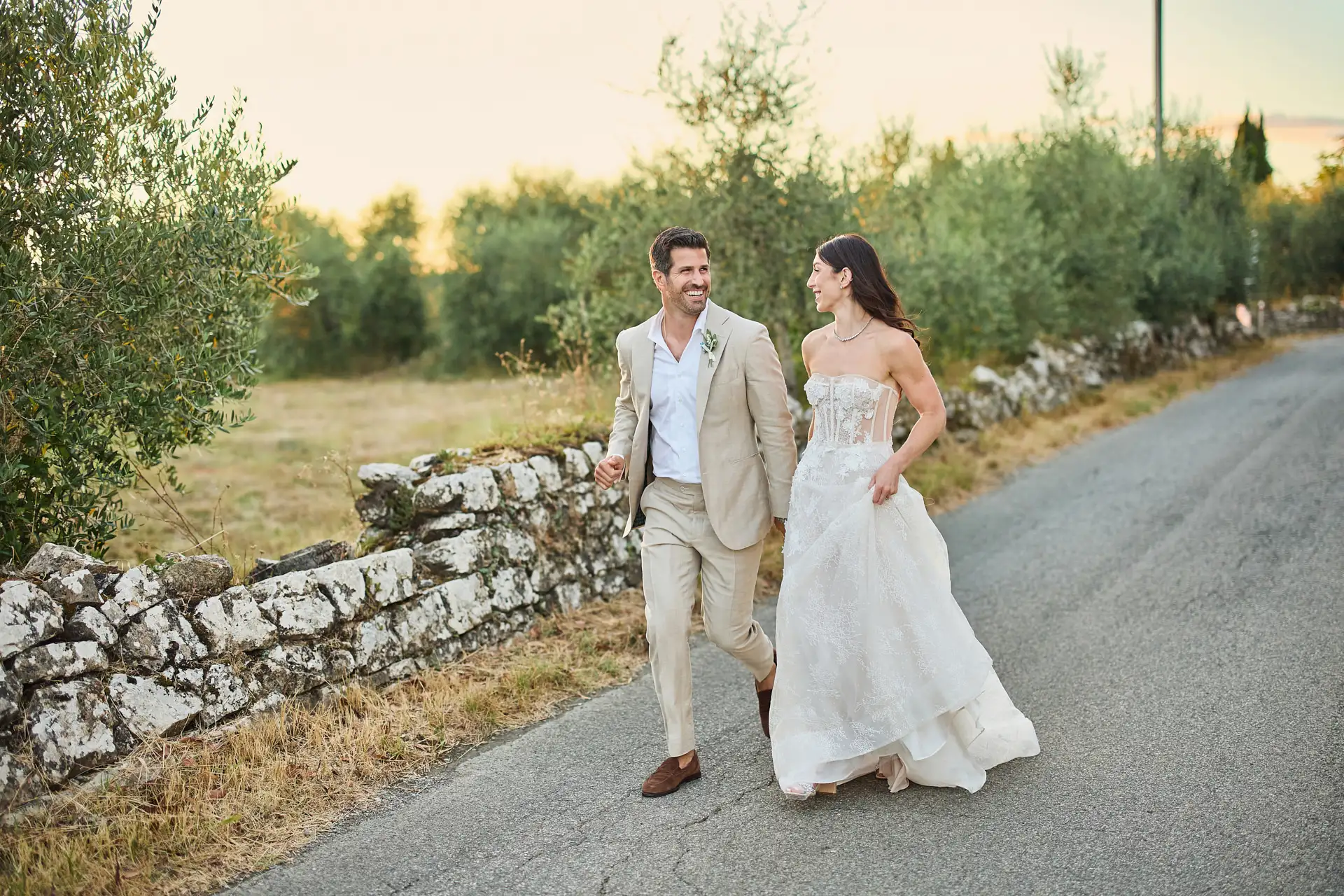 rustic wedding in tuscany