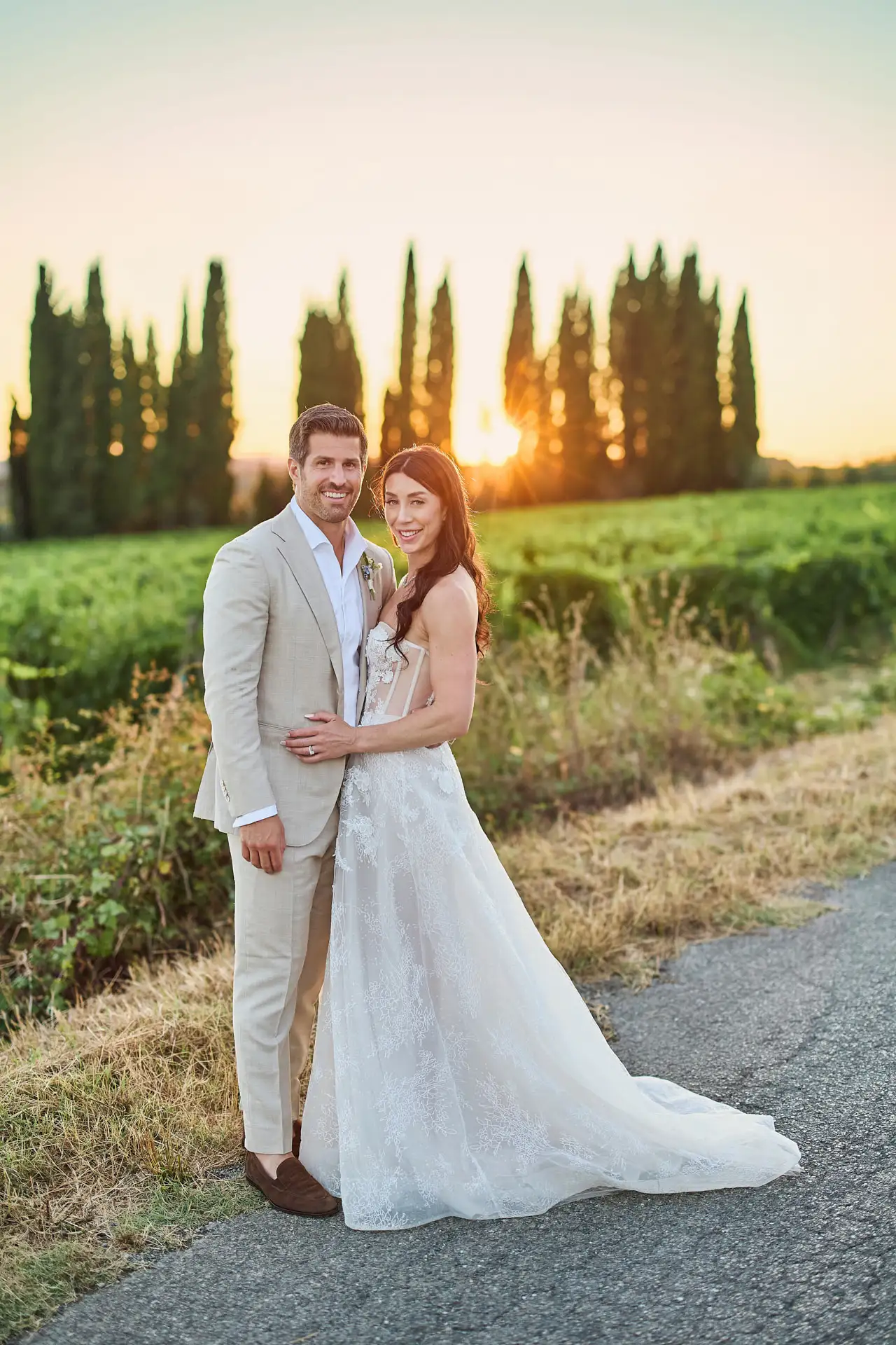 rustic wedding in tuscany