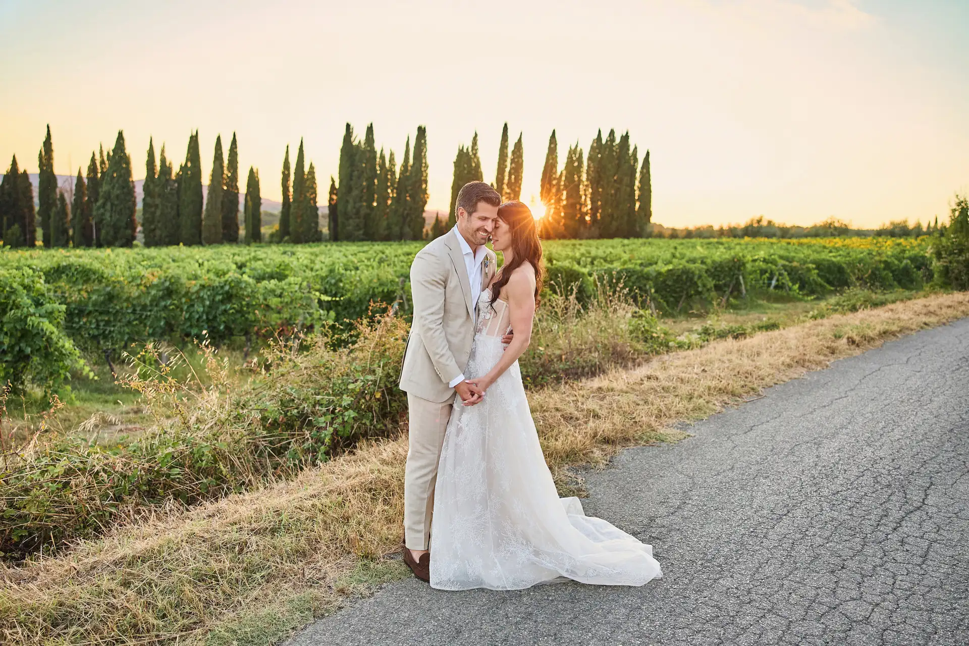 rustic wedding in tuscany