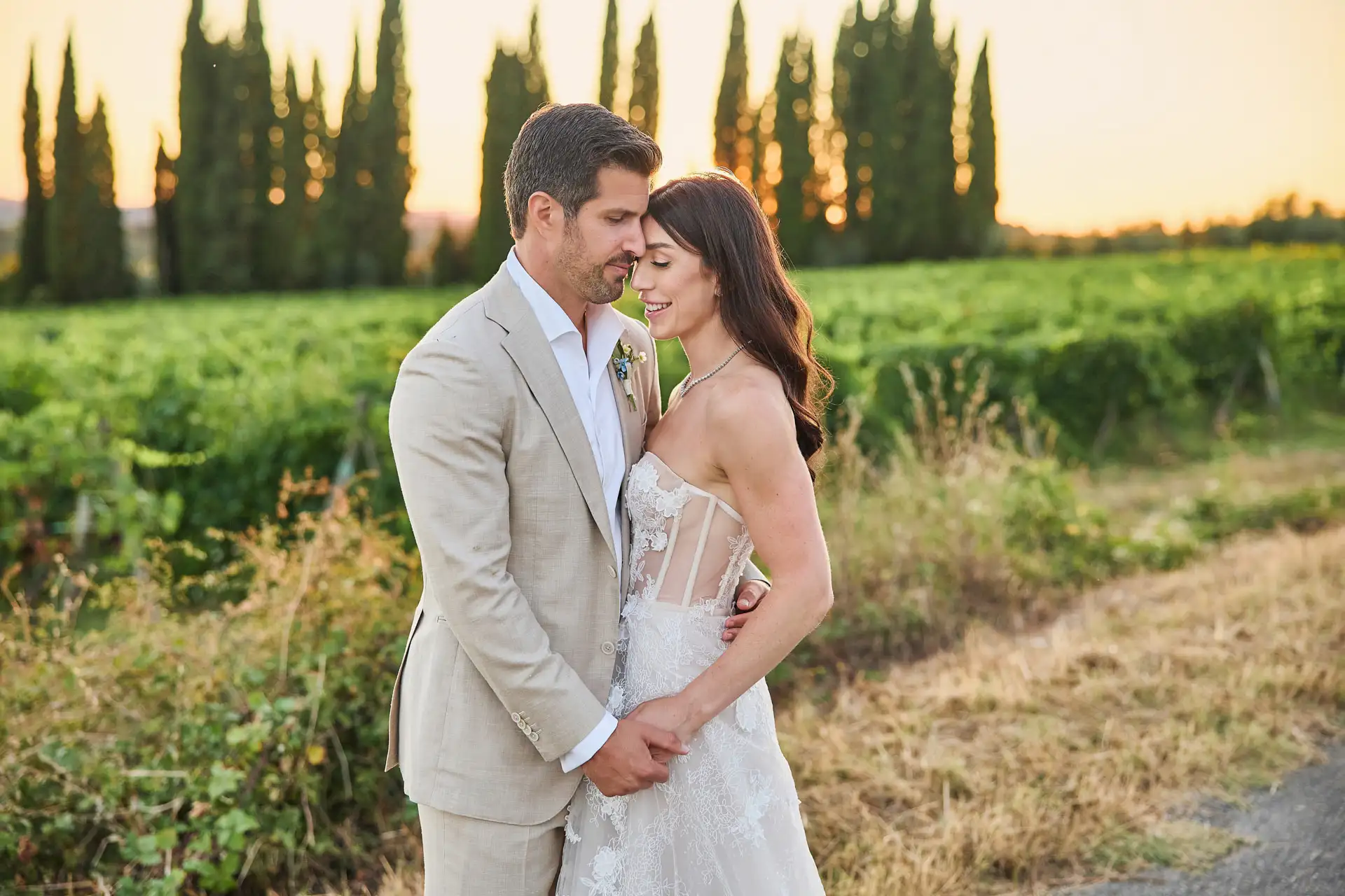 rustic wedding in tuscany