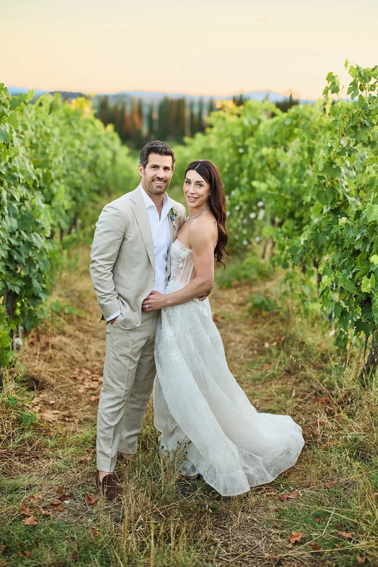 rustic wedding in tuscany