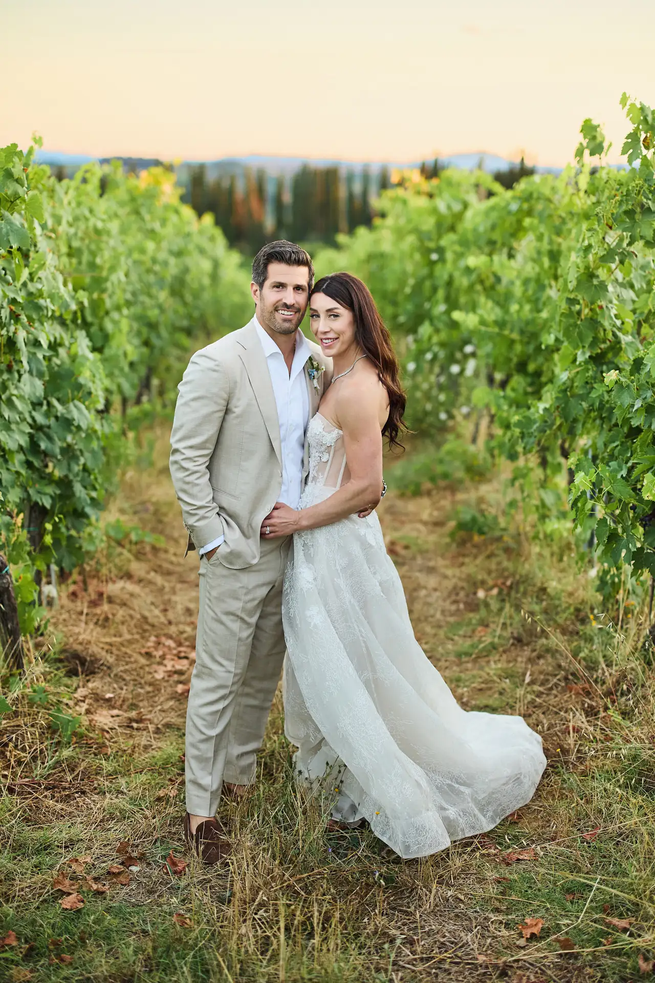 rustic wedding in tuscany