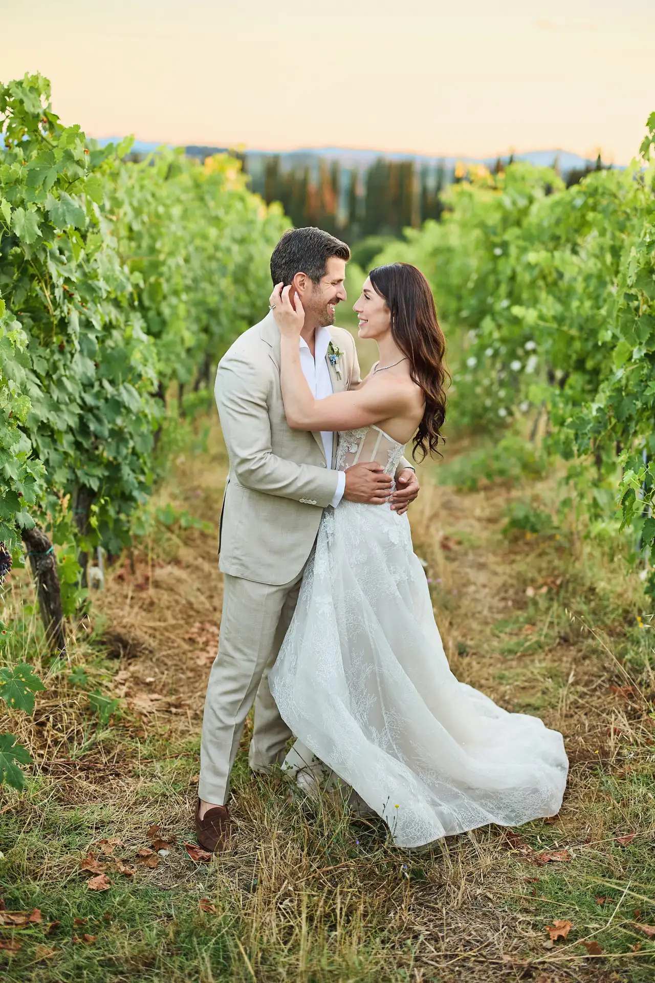 rustic wedding in tuscany