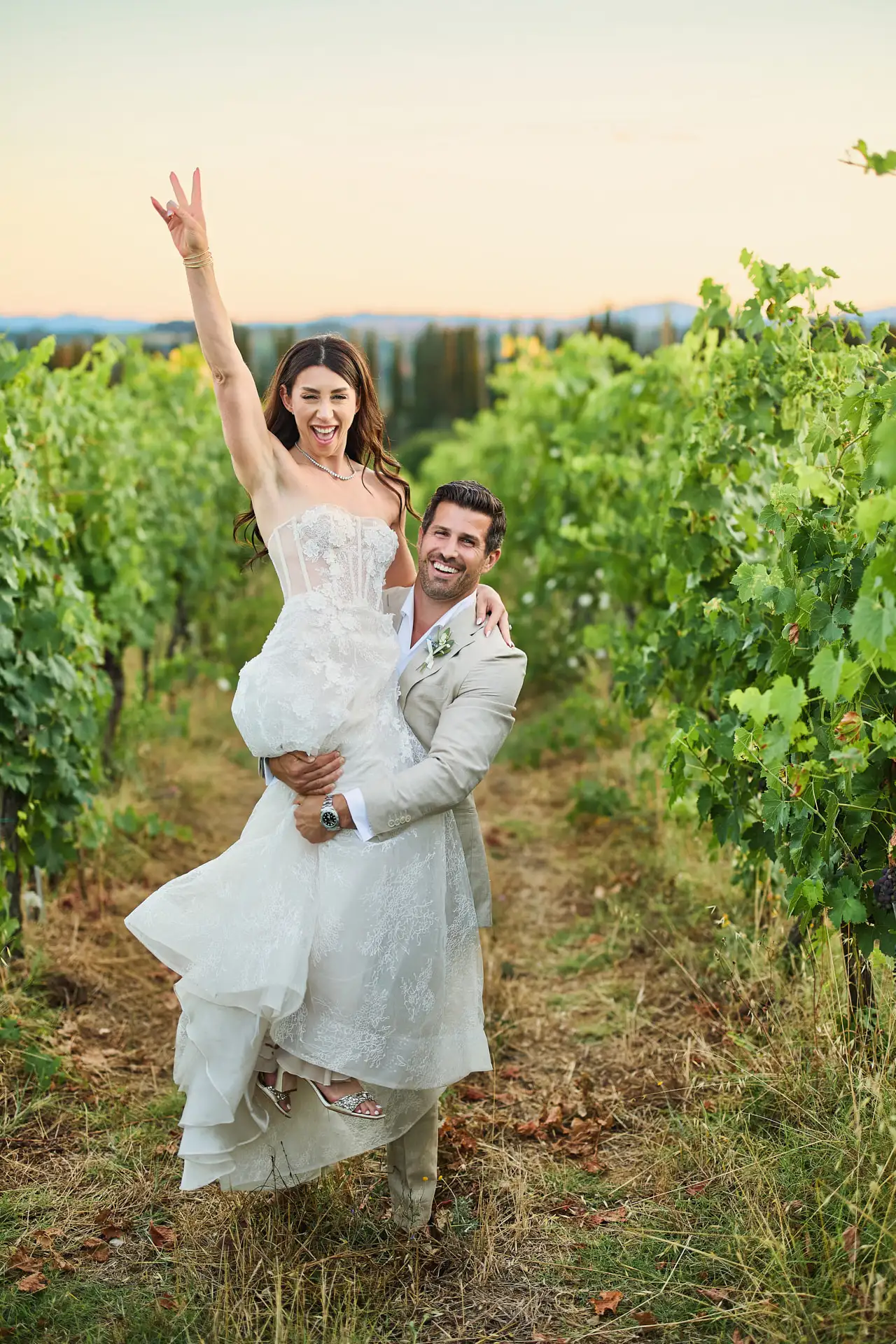 rustic wedding in tuscany