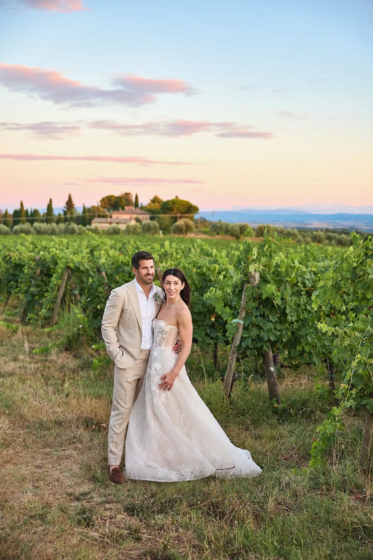 rustic wedding in tuscany