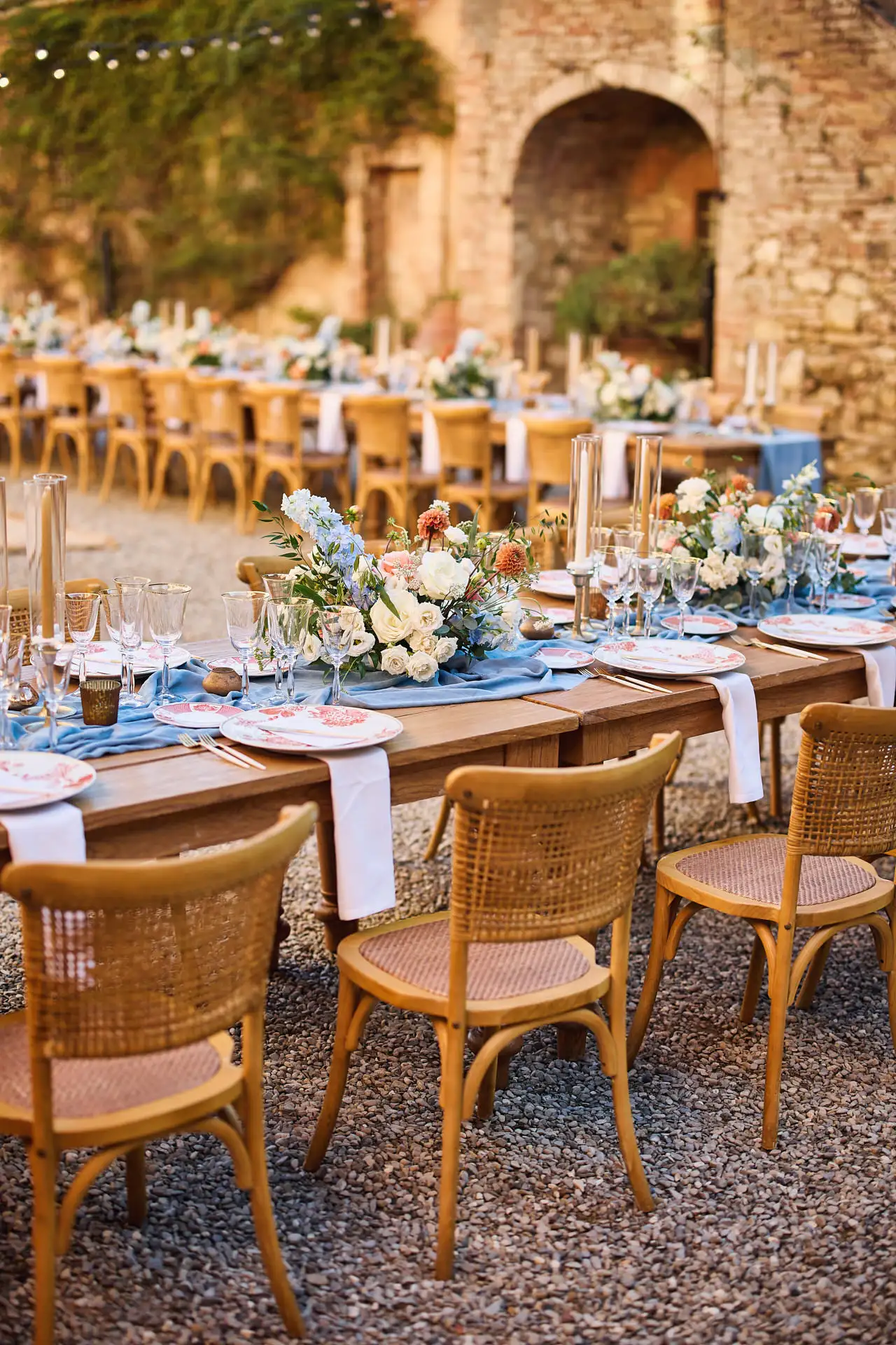 rustic wedding in tuscany