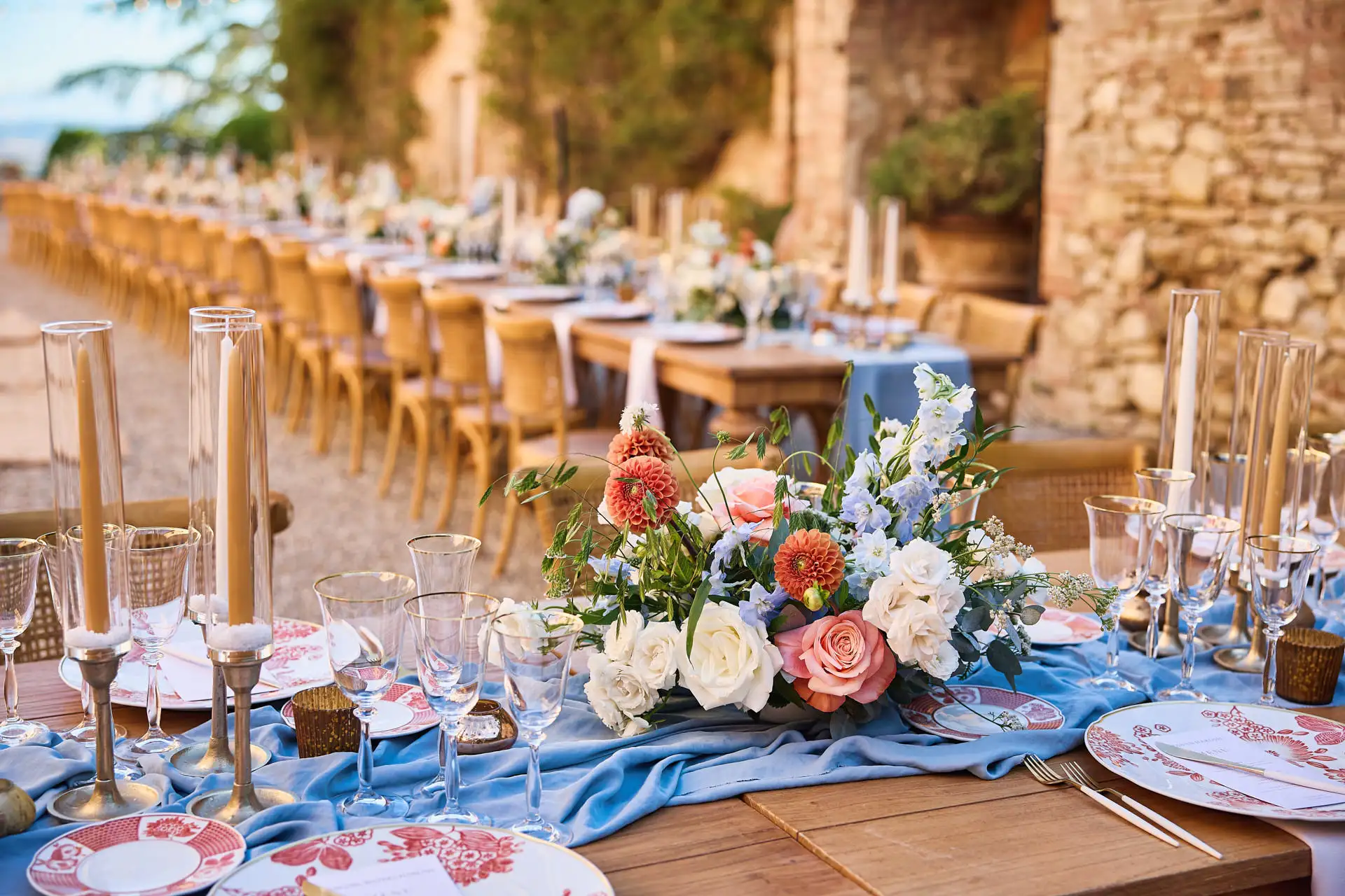 rustic wedding in tuscany