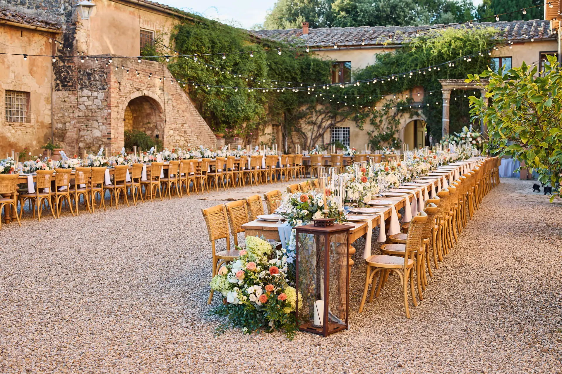 rustic wedding in tuscany