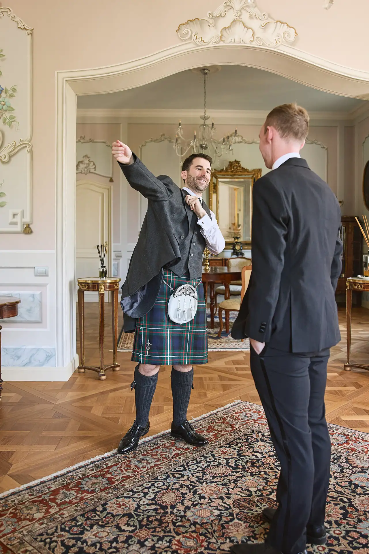scottish italian fairytale wedding