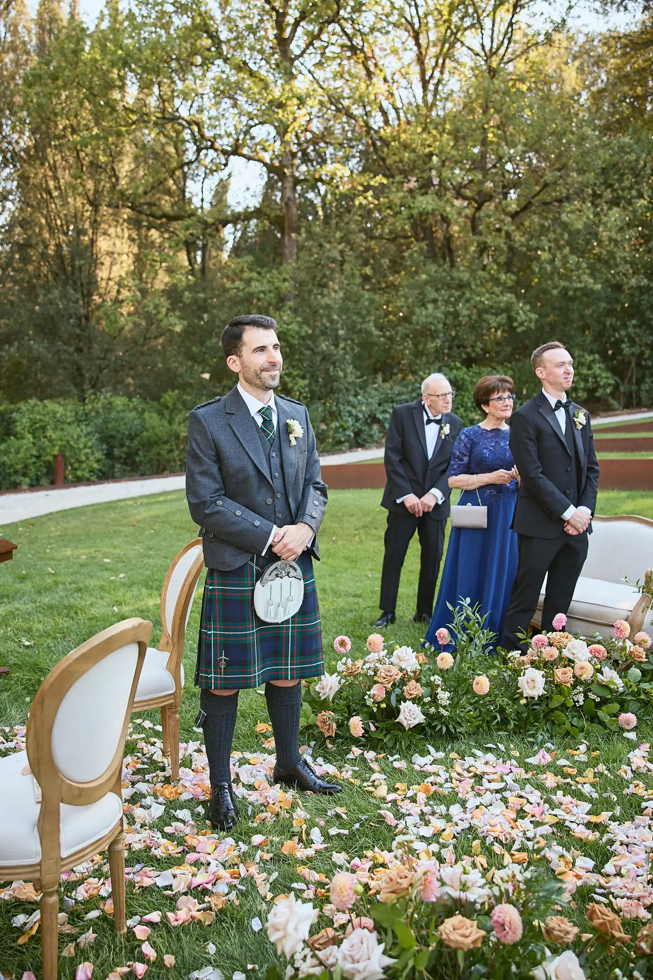 scottish italian fairytale wedding