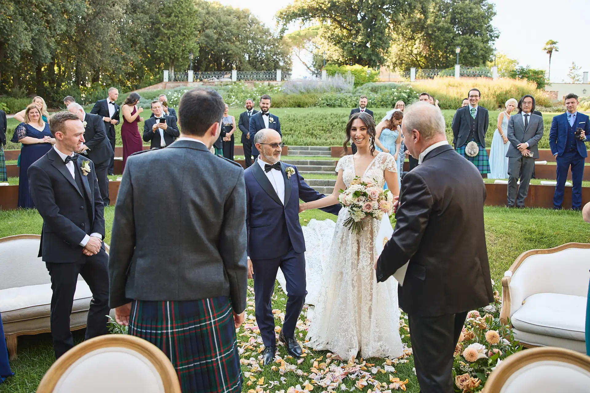 scottish italian fairytale wedding