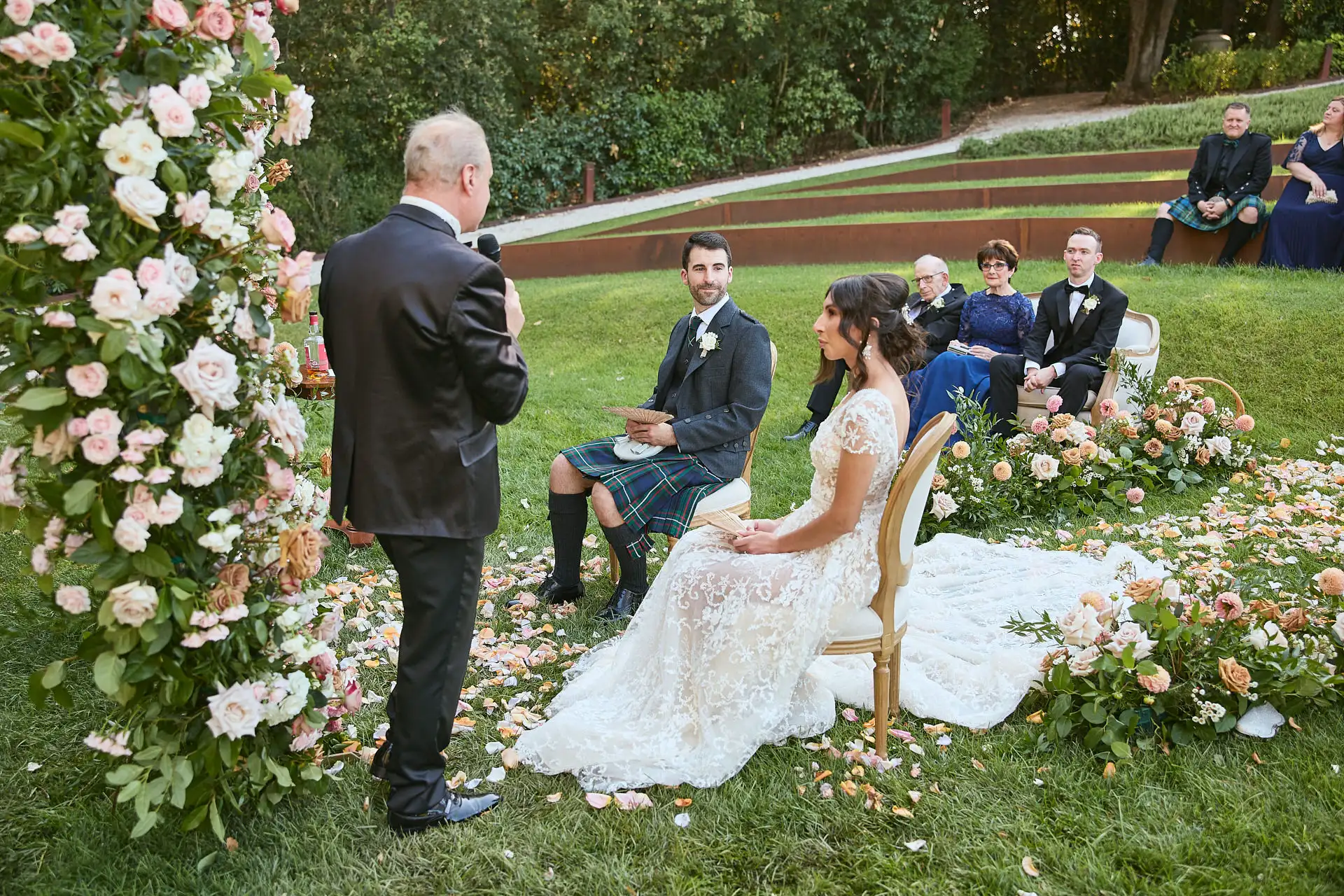 scottish italian fairytale wedding