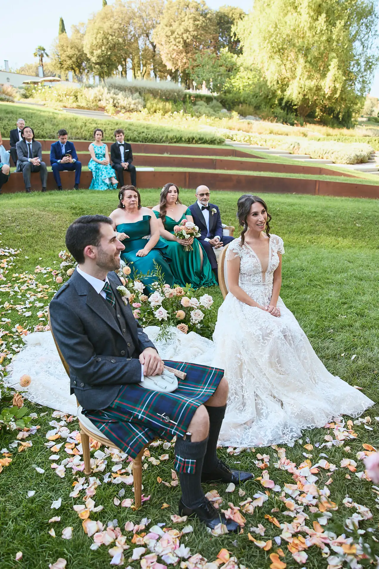 scottish italian fairytale wedding