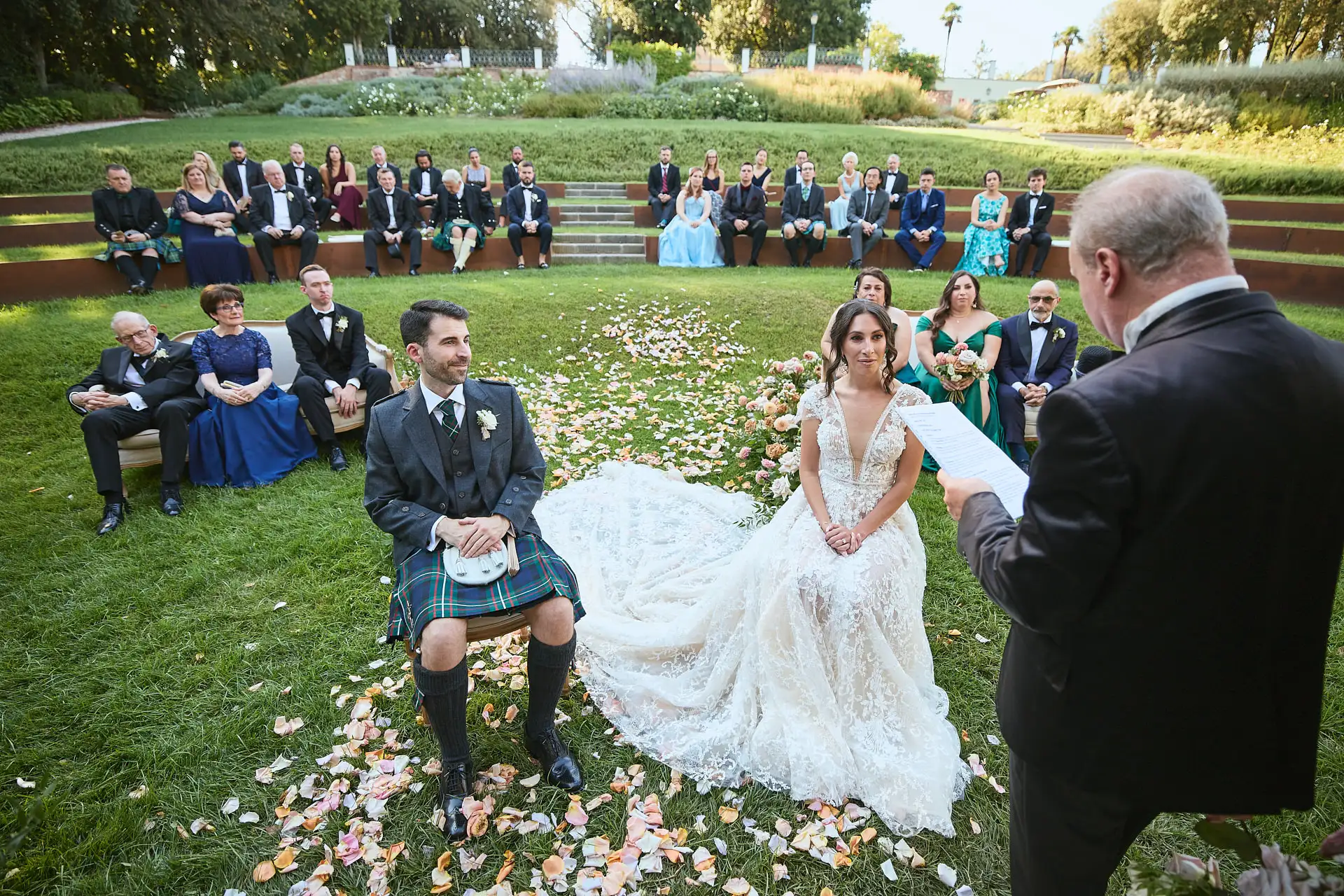 scottish italian fairytale wedding