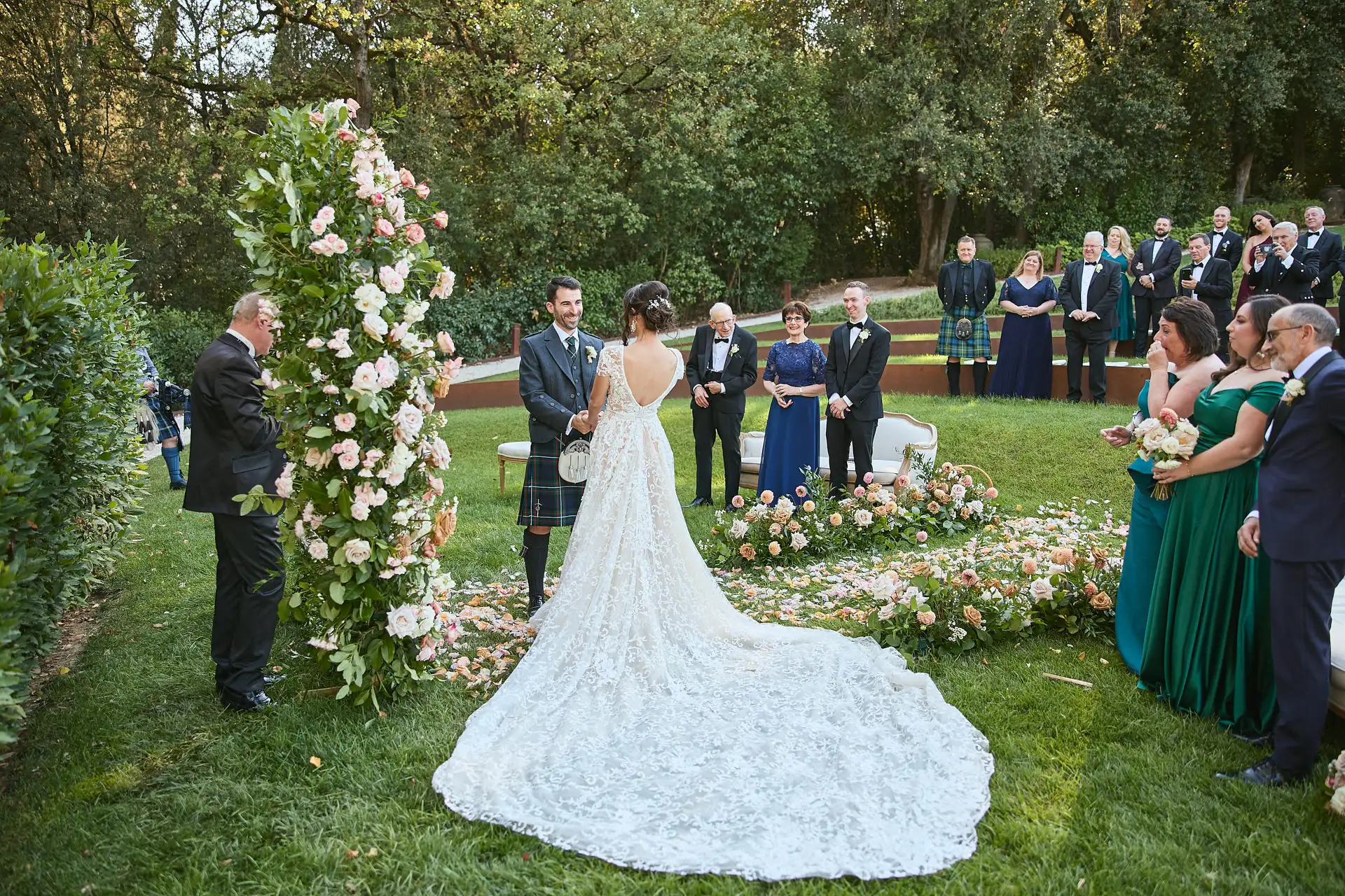 scottish italian fairytale wedding