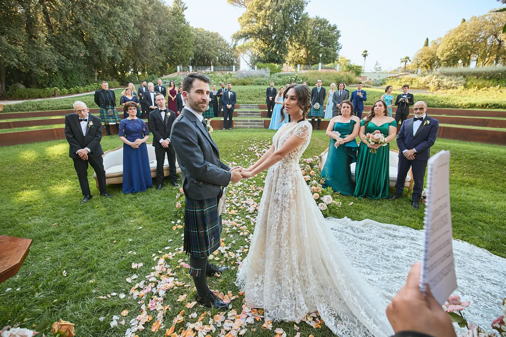 scottish italian fairytale wedding