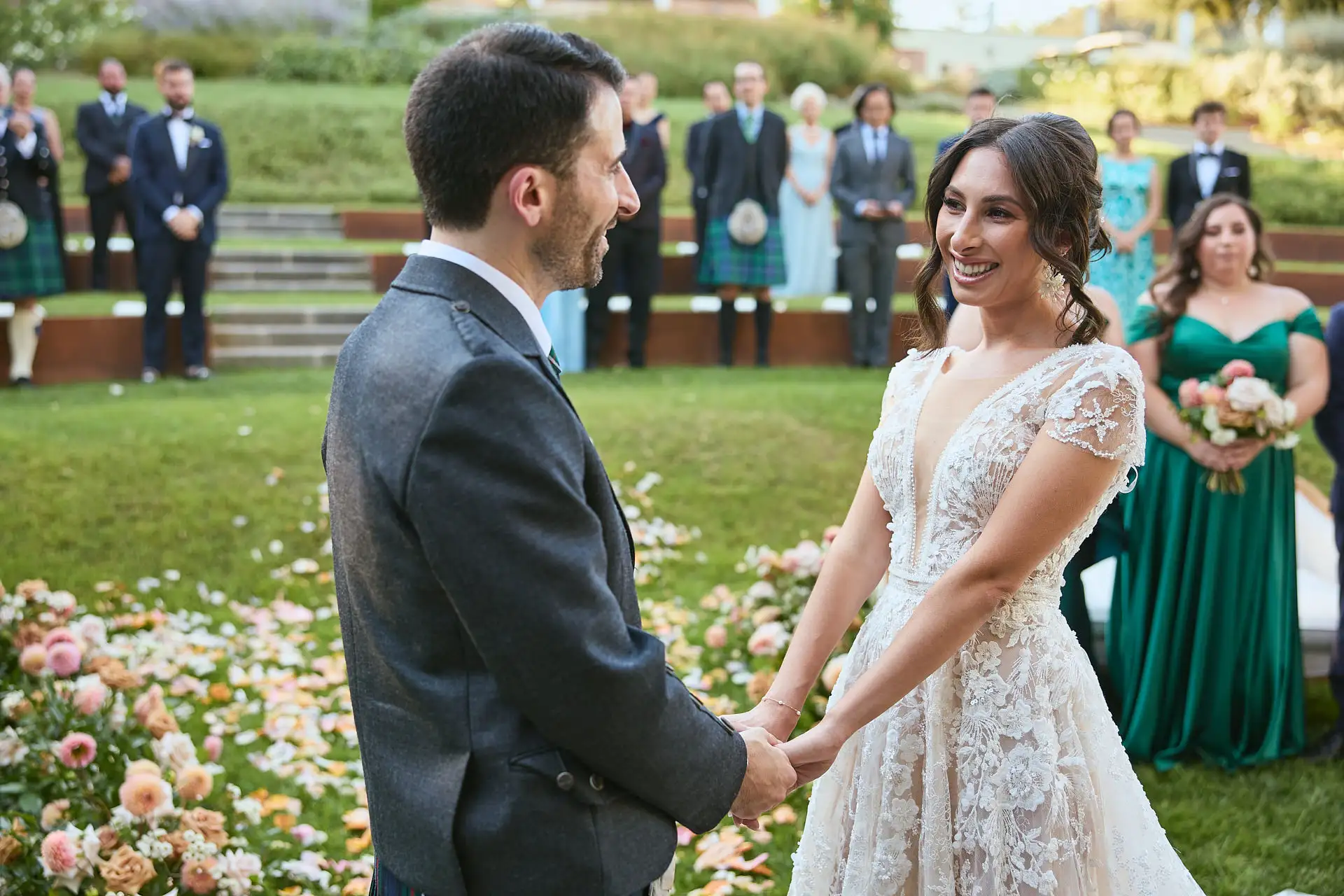 scottish italian fairytale wedding