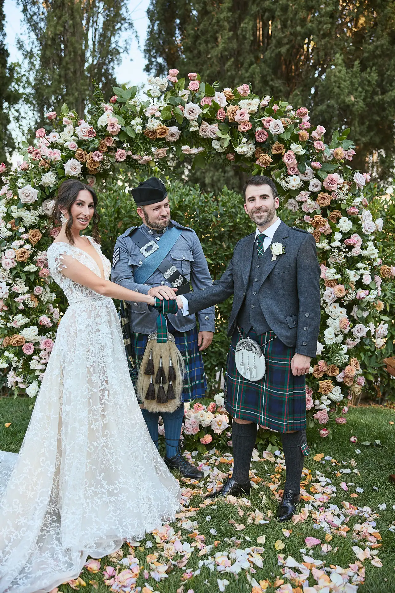 scottish italian fairytale wedding