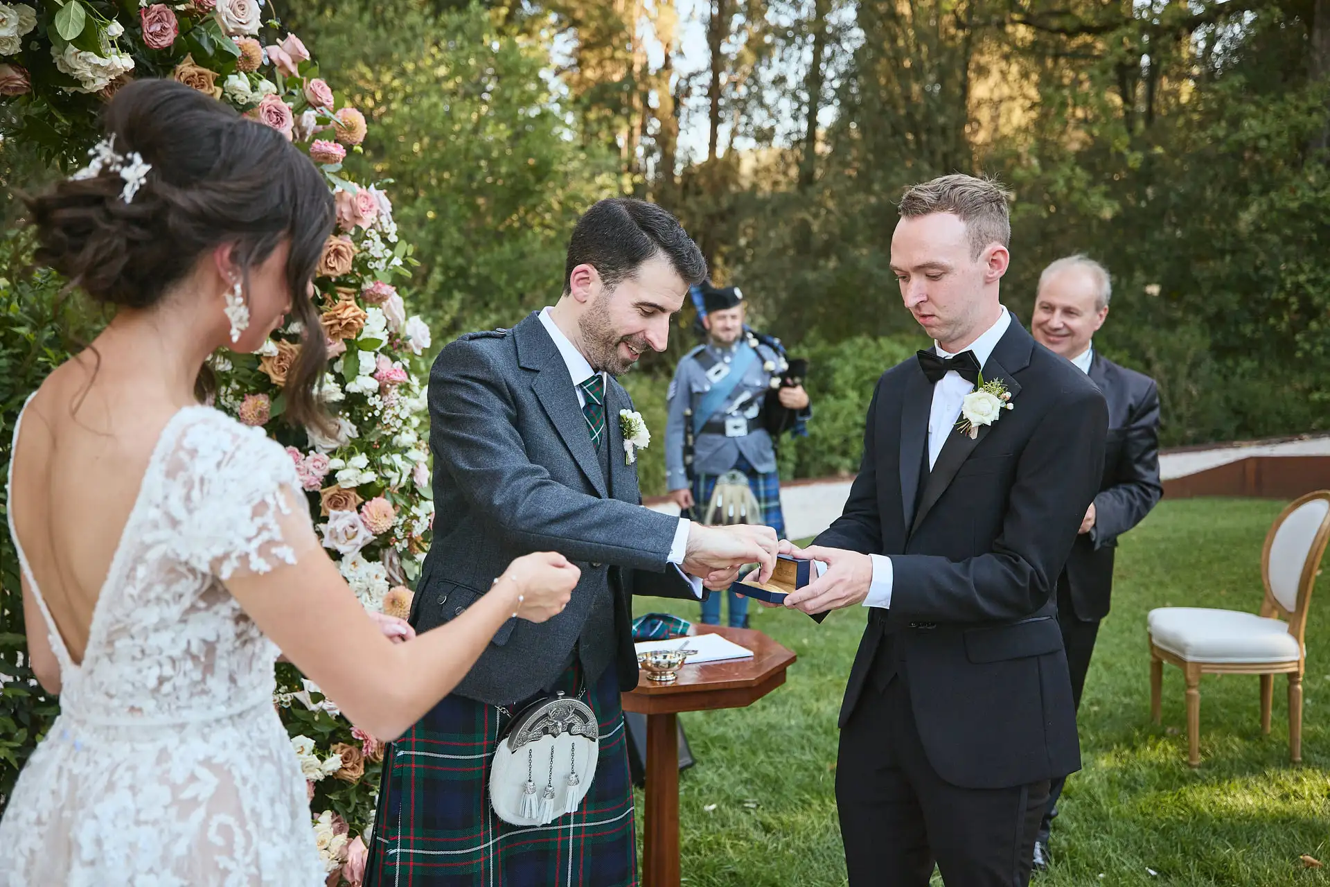 scottish italian fairytale wedding