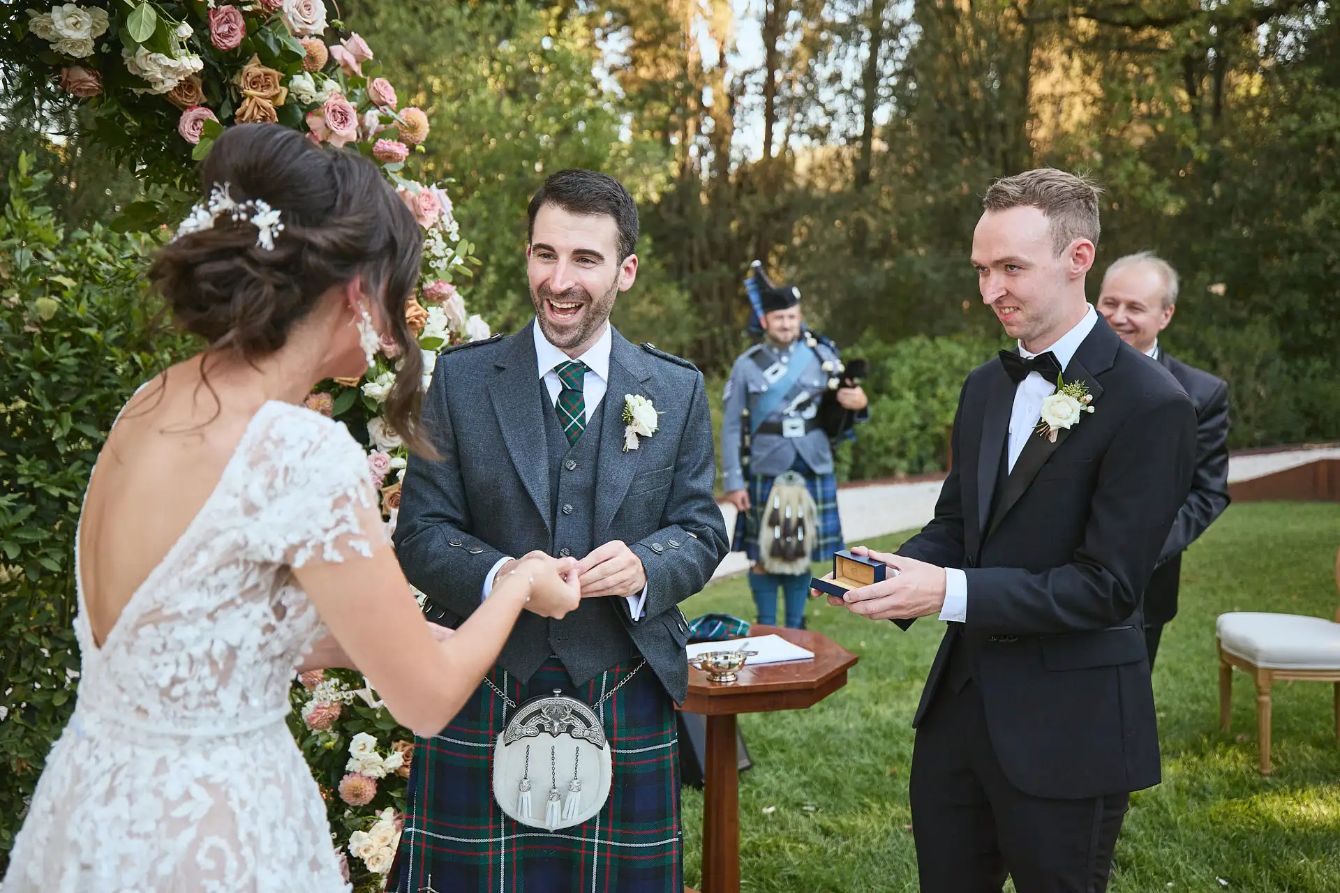 scottish italian fairytale wedding
