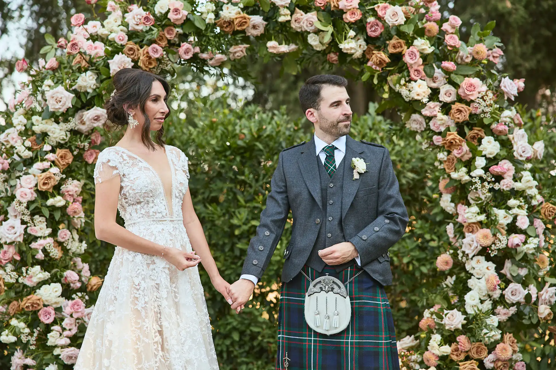 scottish italian fairytale wedding