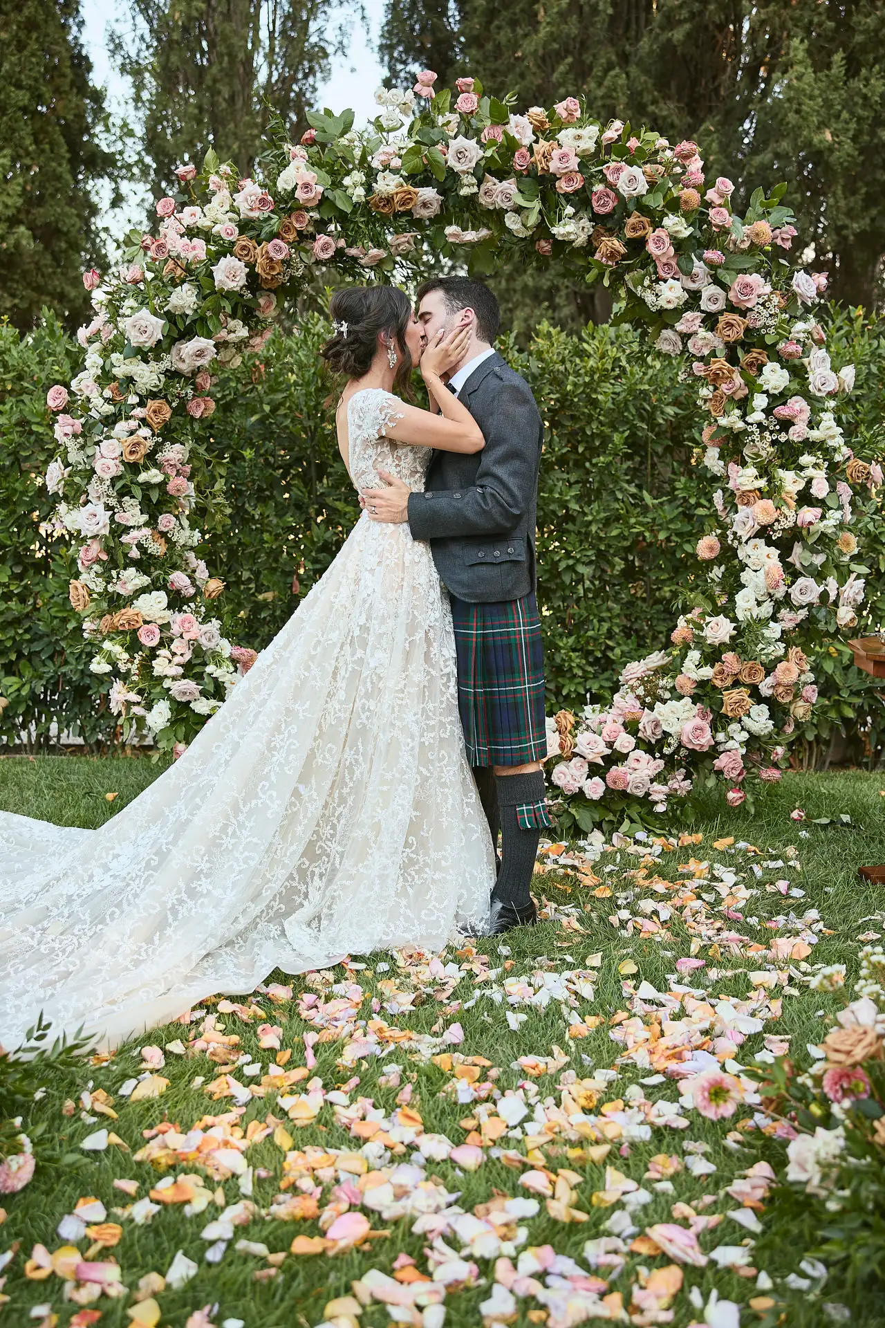 scottish italian fairytale wedding