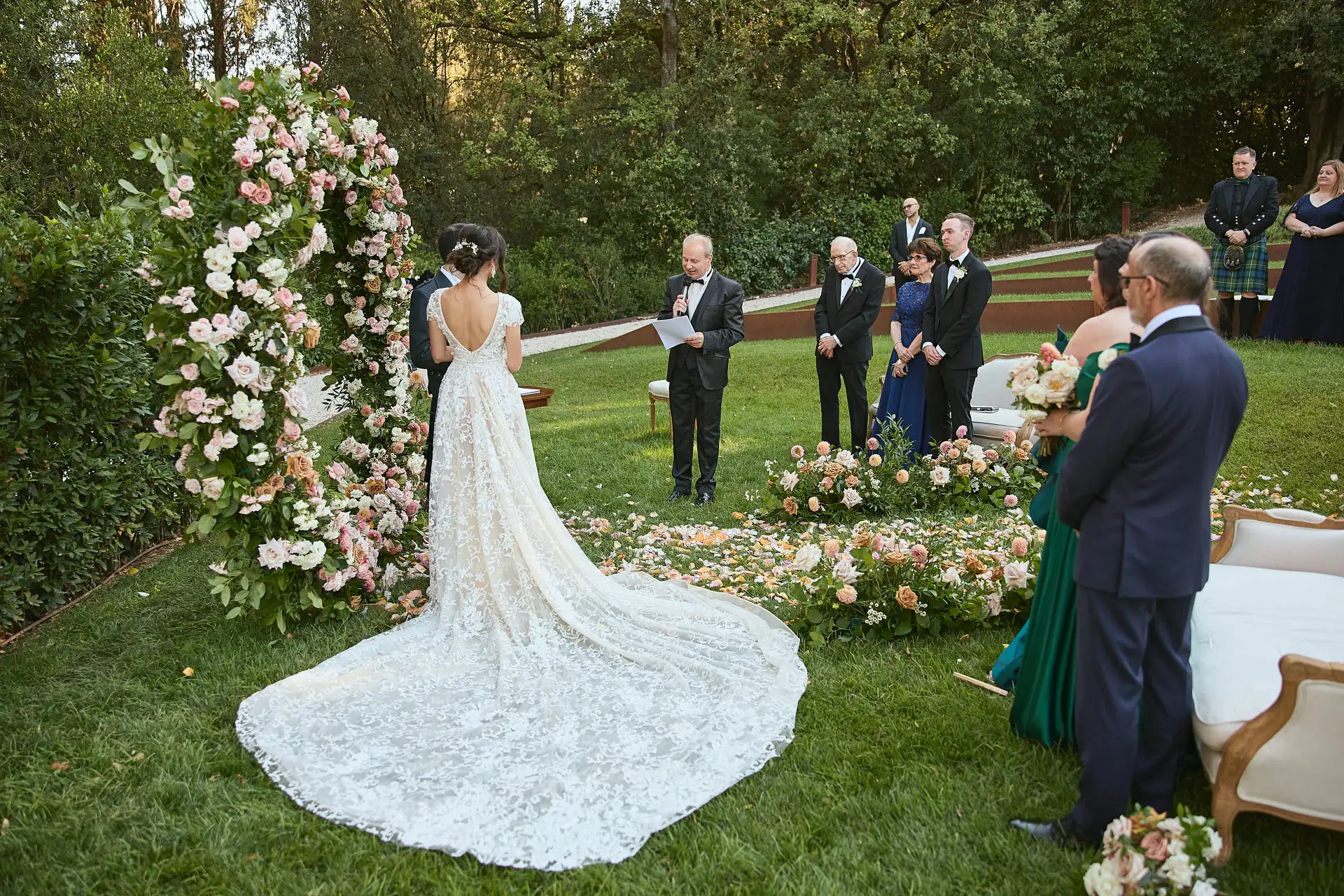 scottish italian fairytale wedding