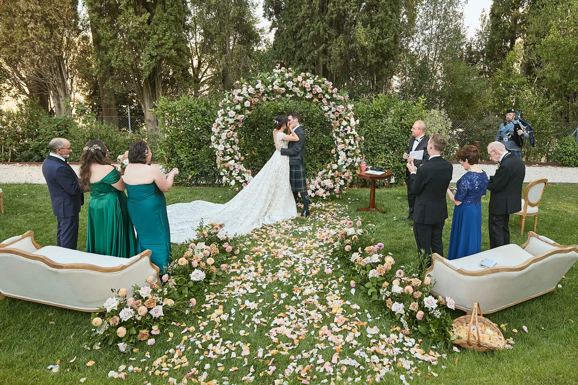 scottish italian fairytale wedding