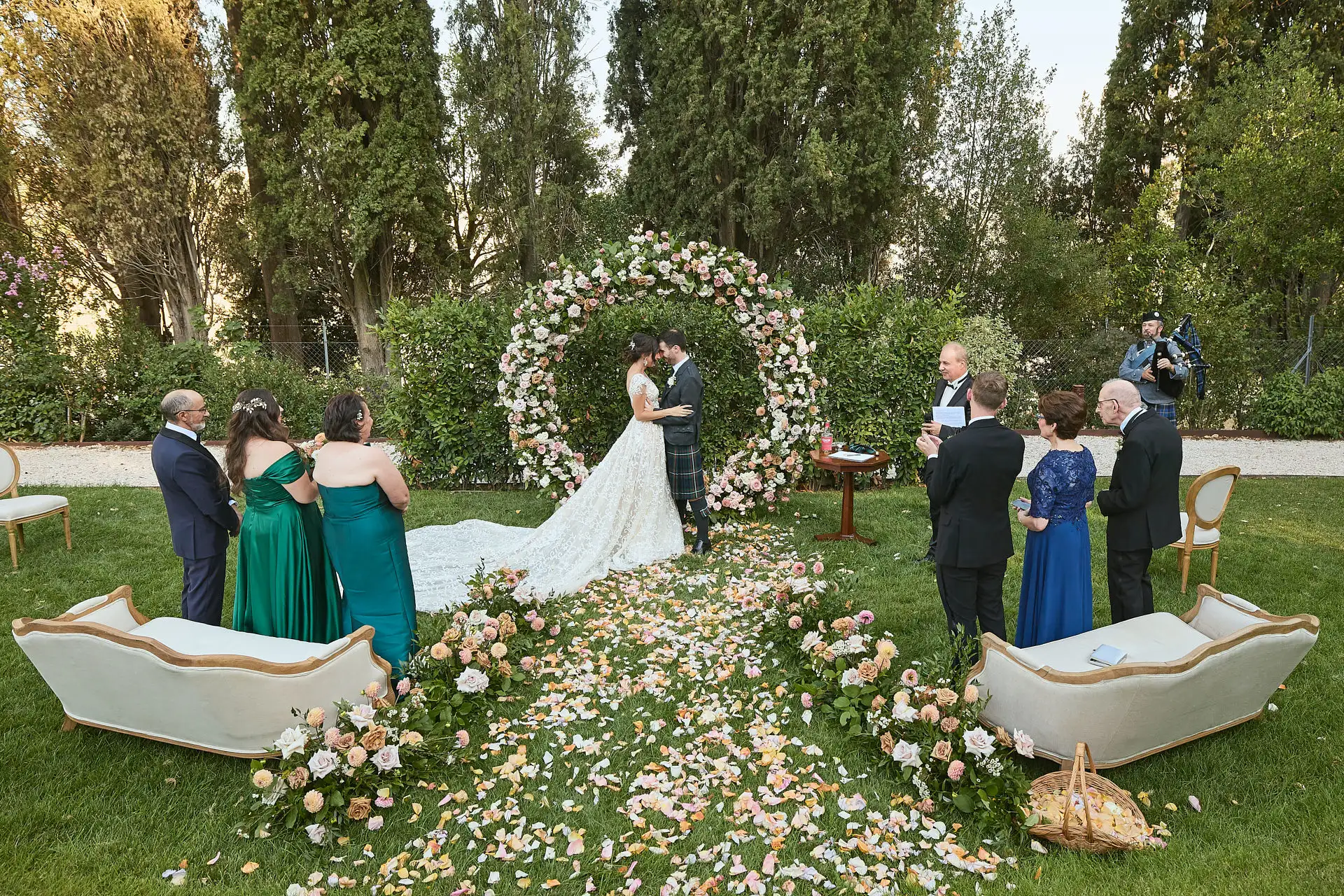 scottish italian fairytale wedding