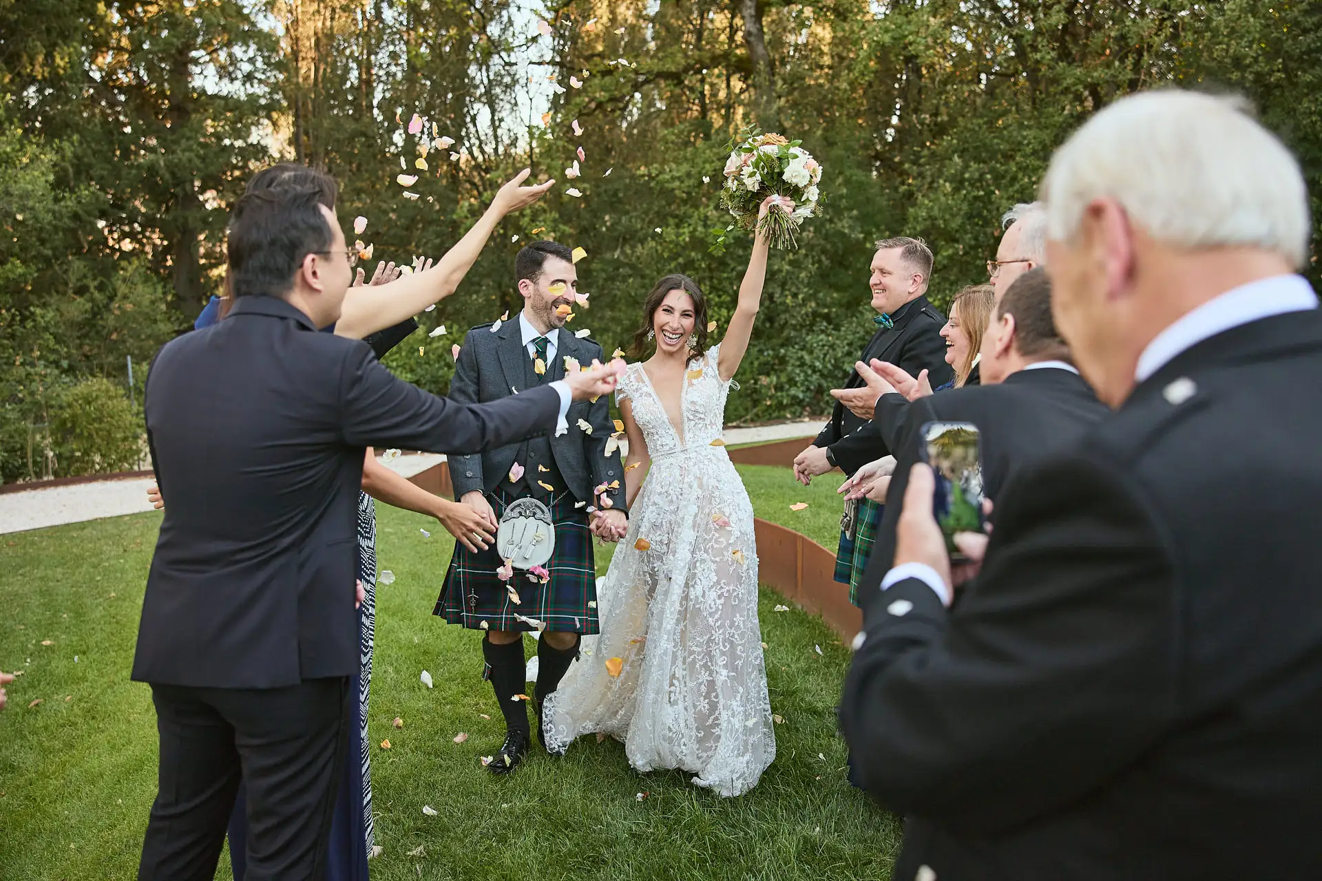 scottish italian fairytale wedding