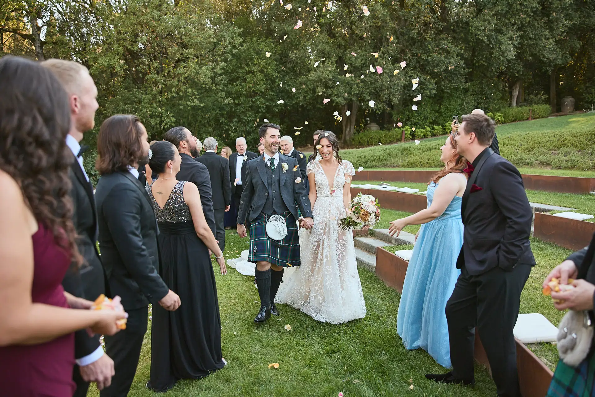 scottish italian fairytale wedding