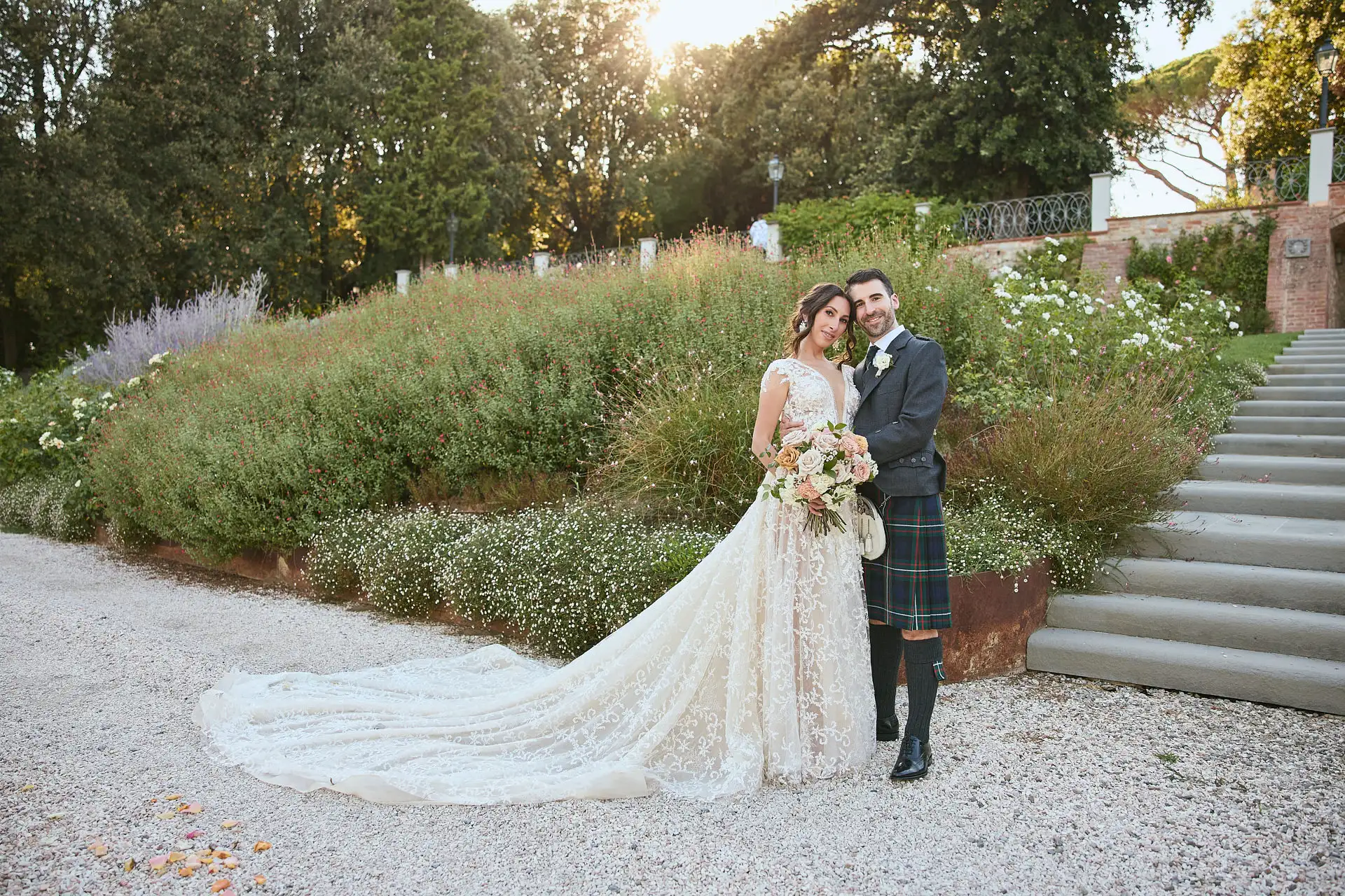scottish italian fairytale wedding