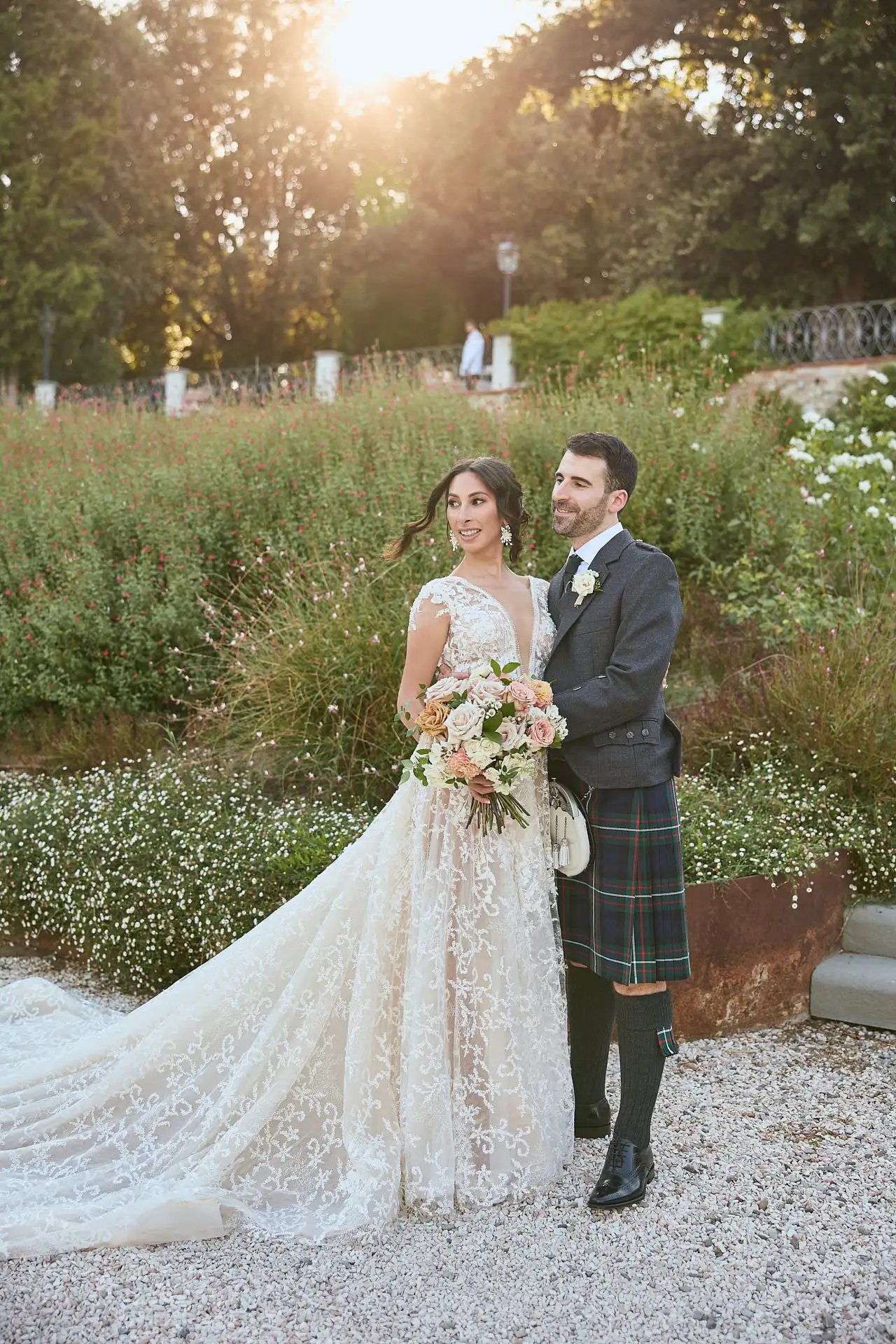 scottish italian fairytale wedding