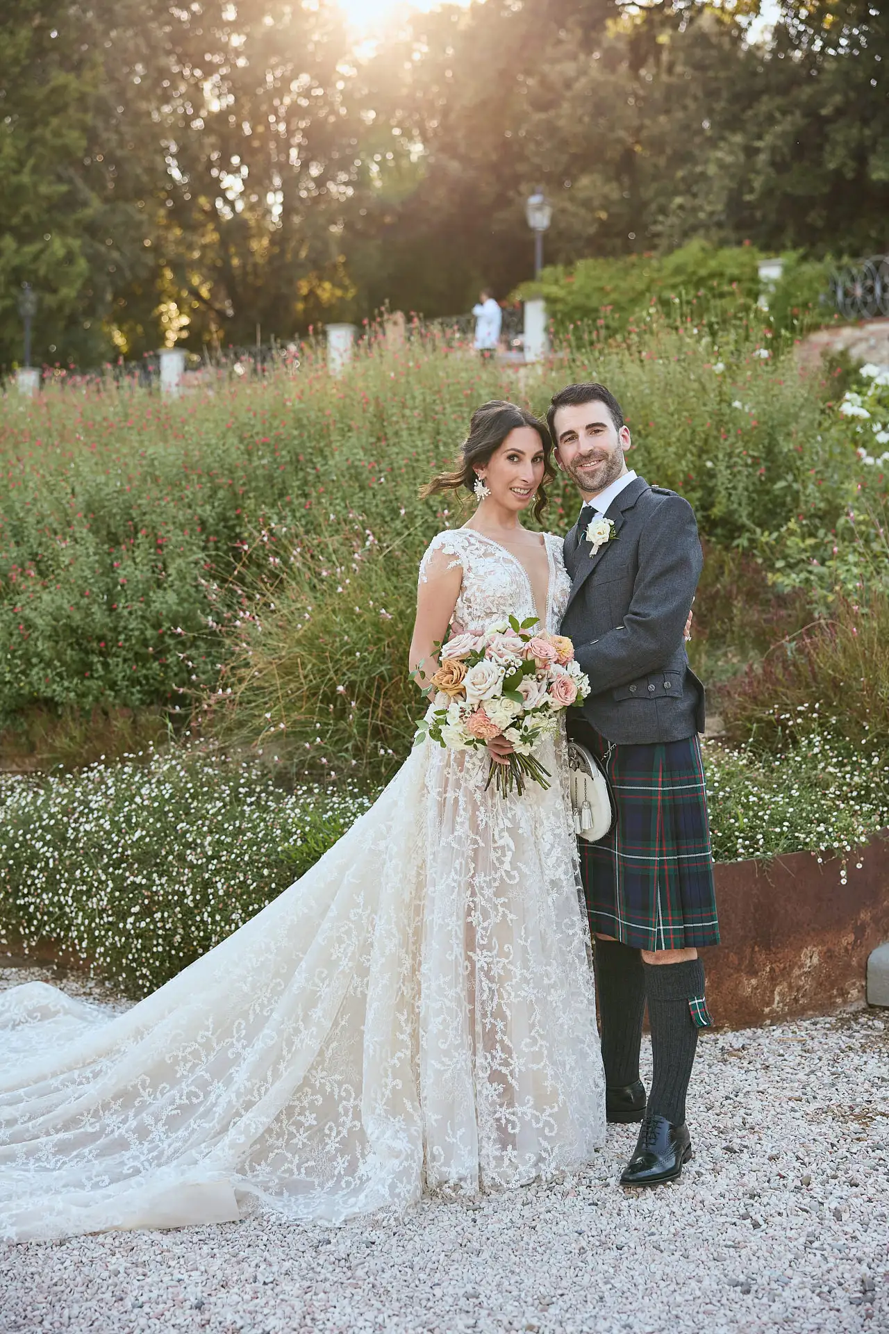 scottish italian fairytale wedding