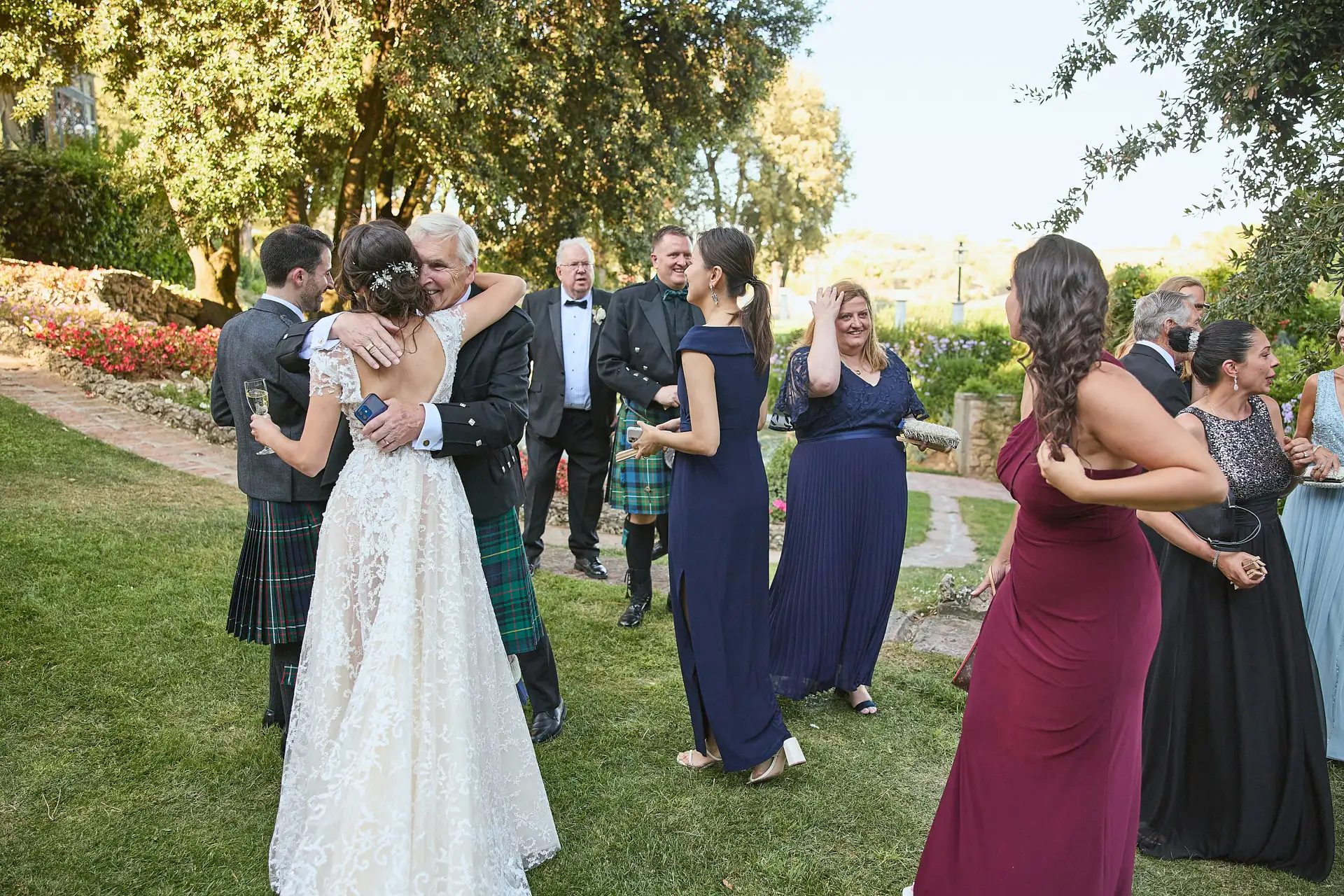 scottish italian fairytale wedding