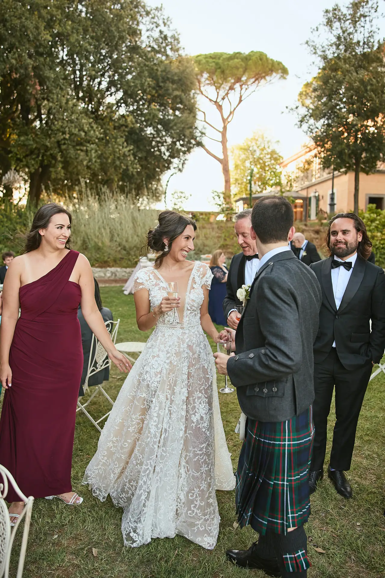 scottish italian fairytale wedding