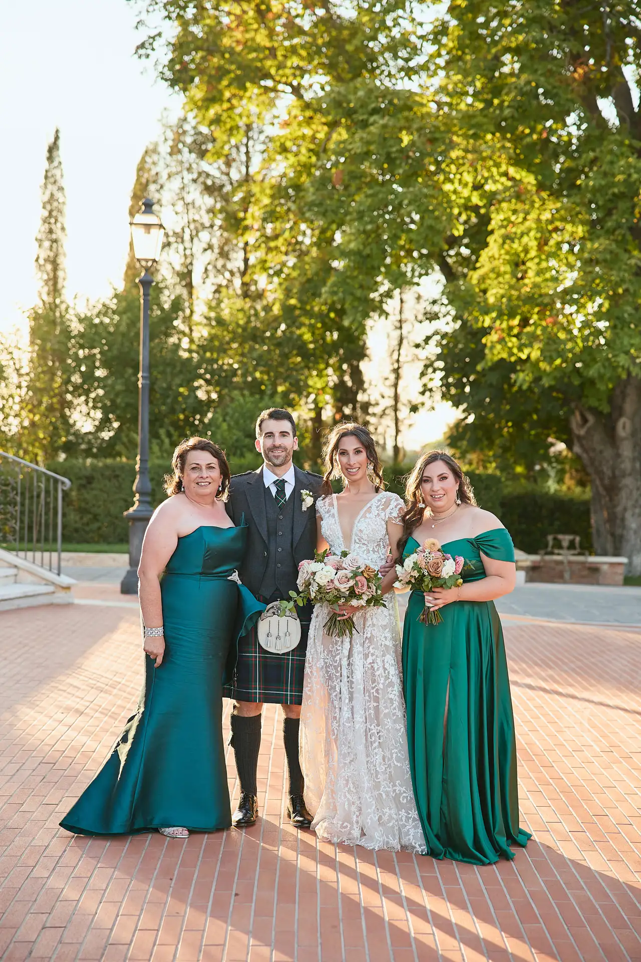 scottish italian fairytale wedding