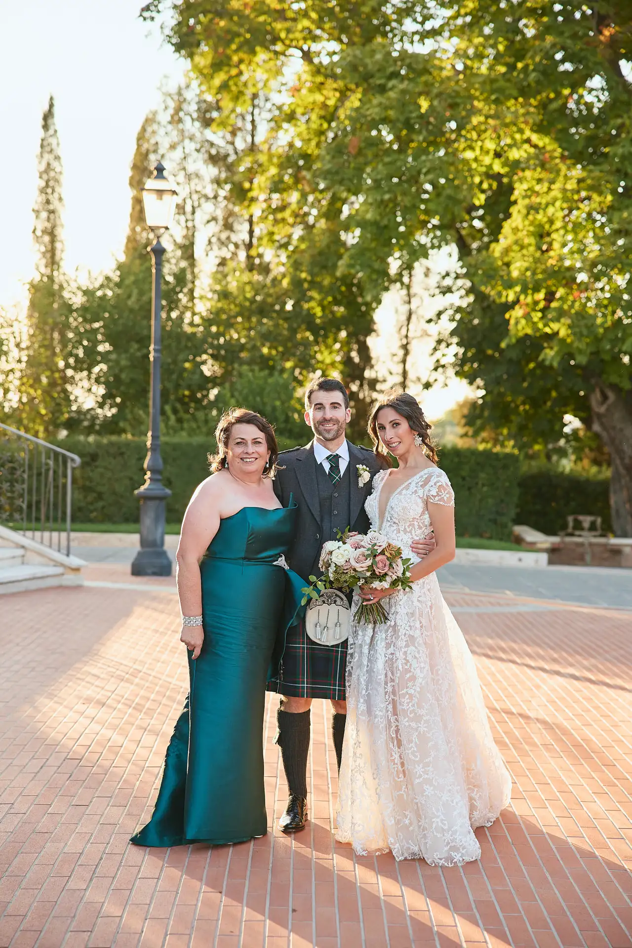 scottish italian fairytale wedding