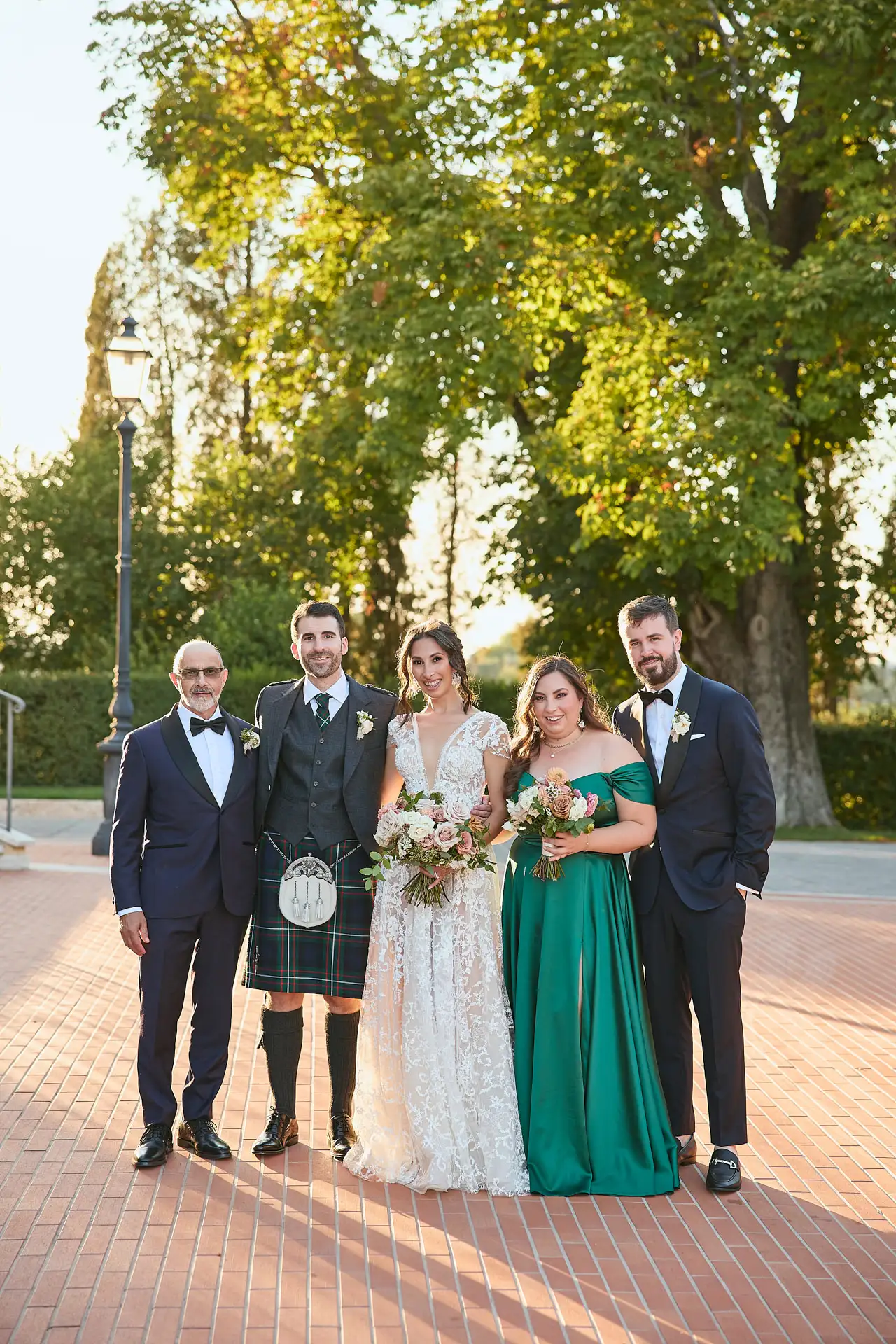 scottish italian fairytale wedding