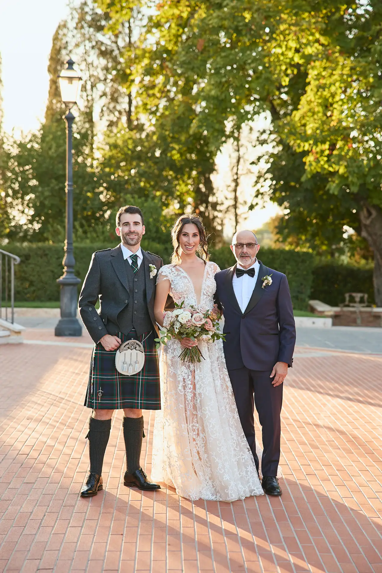 scottish italian fairytale wedding